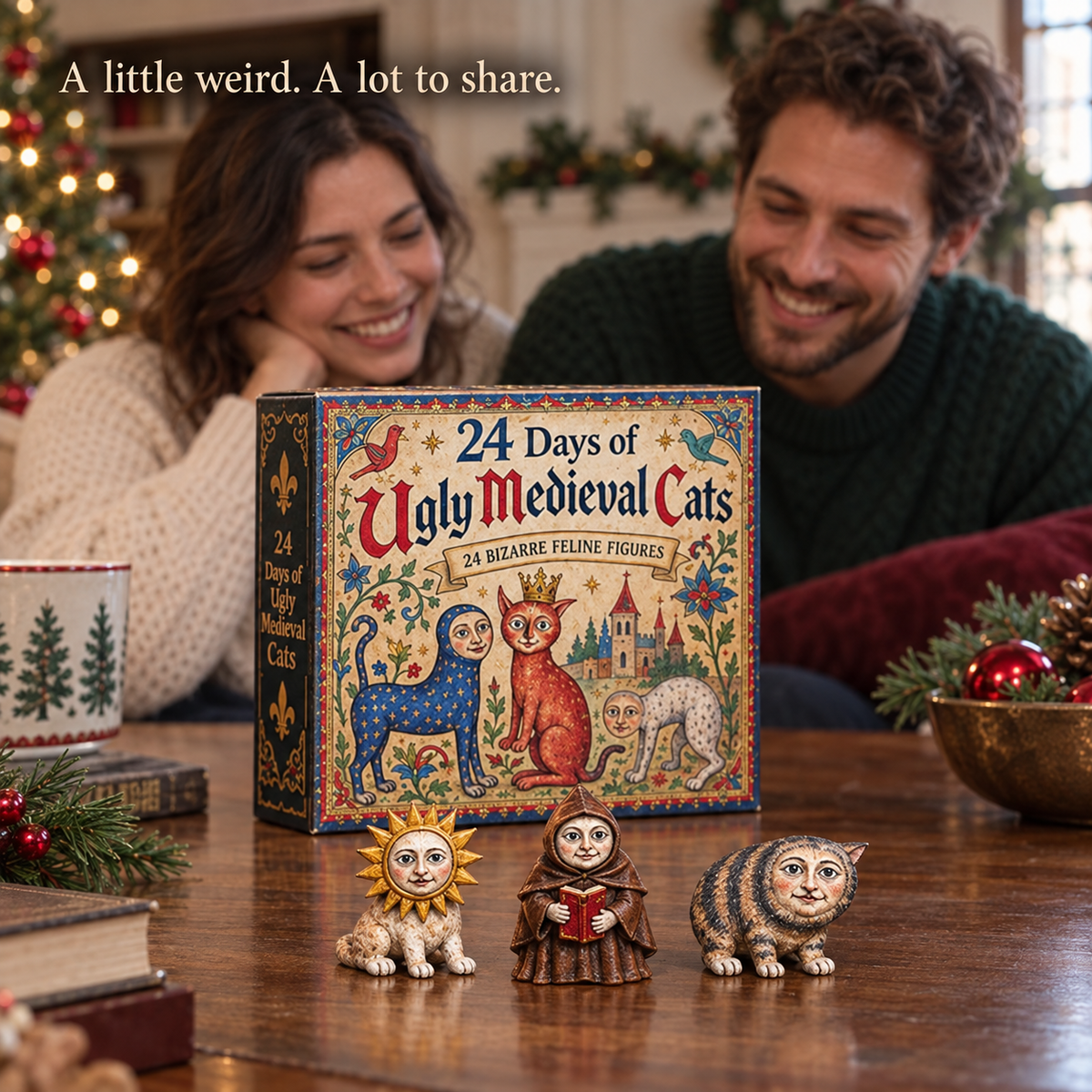 ๐๐ฐ 24 Days of Ugly Medieval Cats โ Hilariously Weird Cat Advent Calendar 2026