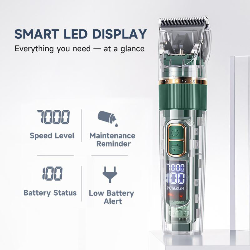 🎉 2026 Sale ! 💰Quiet LED Display Pet Hair Clipper|Cordless Low Noise Dog Cat Grooming Trimmer ✨