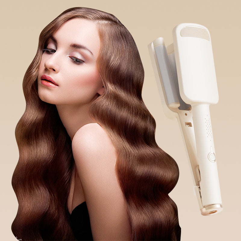 🌸 LIMITED-TIME 50% OFF! ✨ 32MM Wavy Hair Curler – Big Bouncy Curls, 4 Adjustable Heat Settings & Negative Ion Care – Salon-Quality Styling at Home 💇♀️
