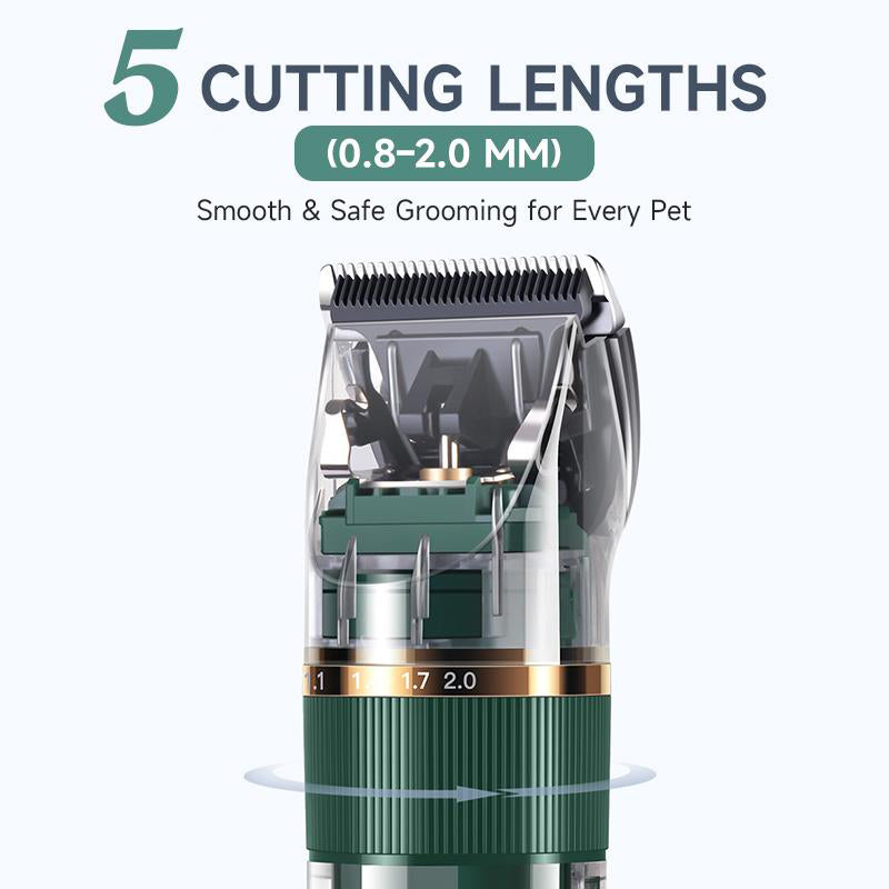 🎉 2026 Sale ! 💰Quiet LED Display Pet Hair Clipper|Cordless Low Noise Dog Cat Grooming Trimmer ✨