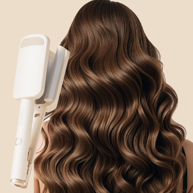🌸 LIMITED-TIME 50% OFF! ✨ 32MM Wavy Hair Curler – Big Bouncy Curls, 4 Adjustable Heat Settings & Negative Ion Care – Salon-Quality Styling at Home 💇♀️