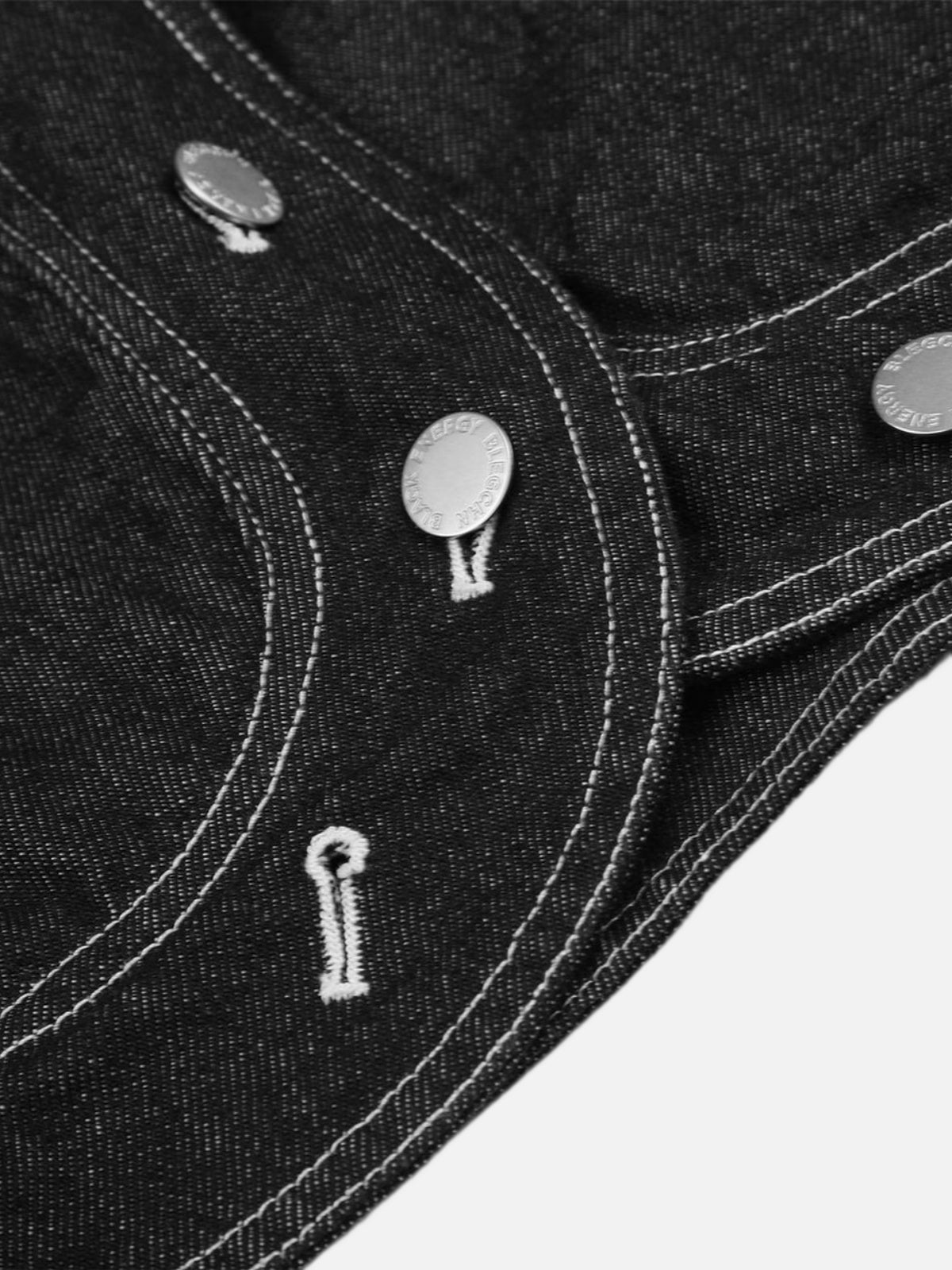 Haaura Contrast Stitch Denim Jacket