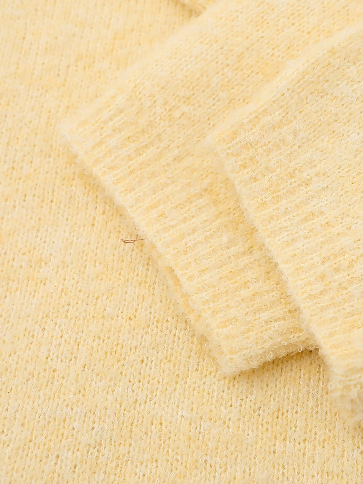 Haaura Solid Crewneck Knit Sweater