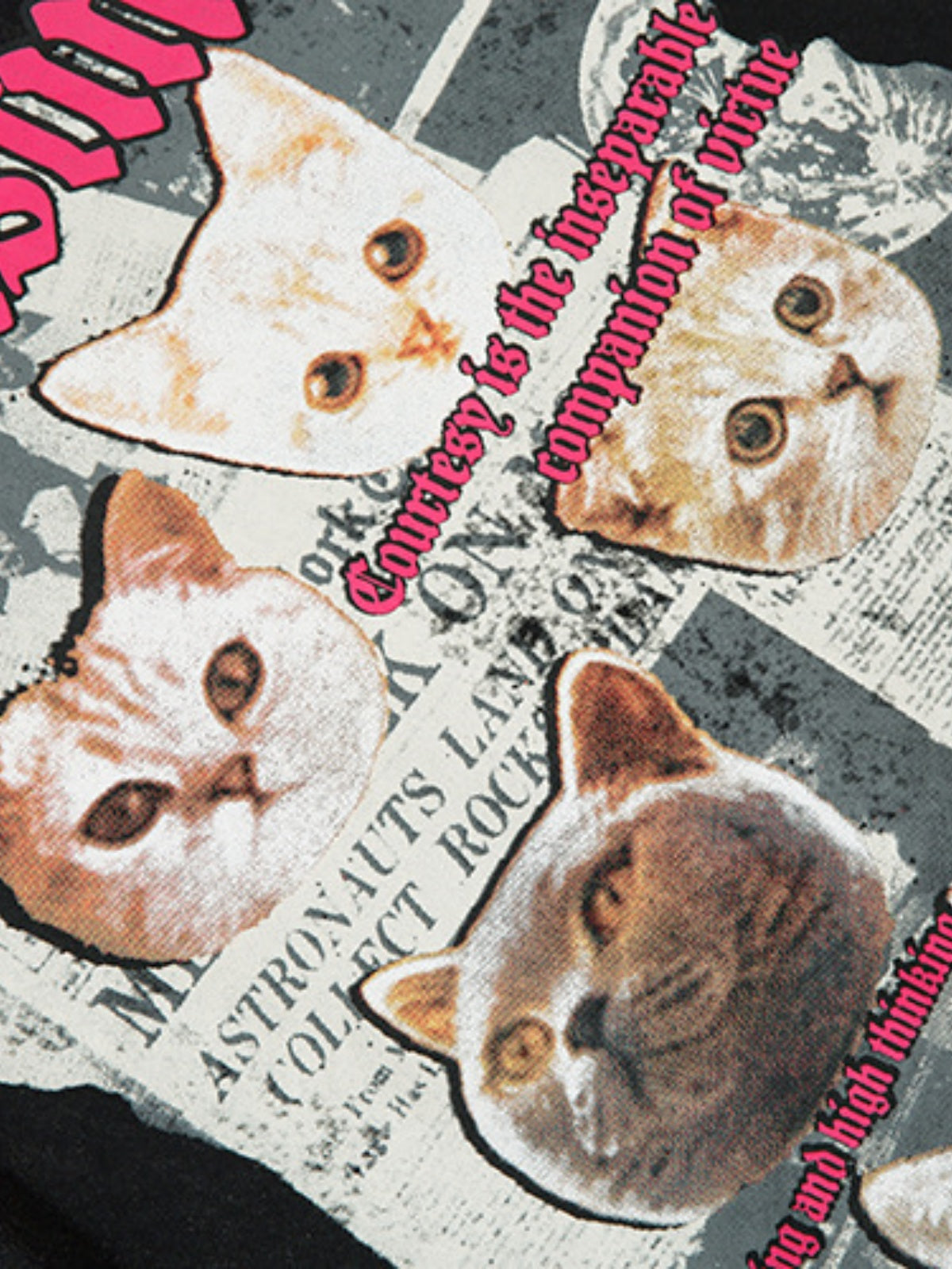 Haaura Everlasting Cat Print Tee