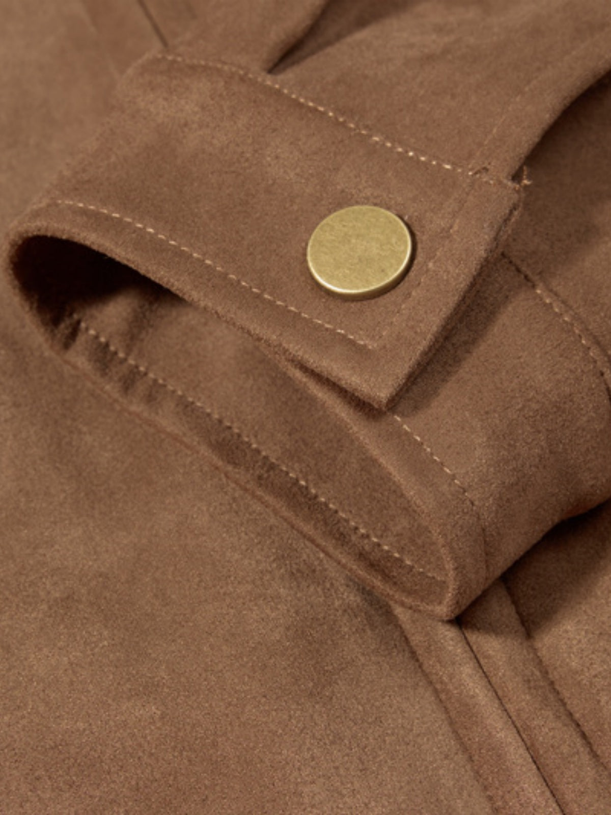Haaura Suede Zip Up Jacket
