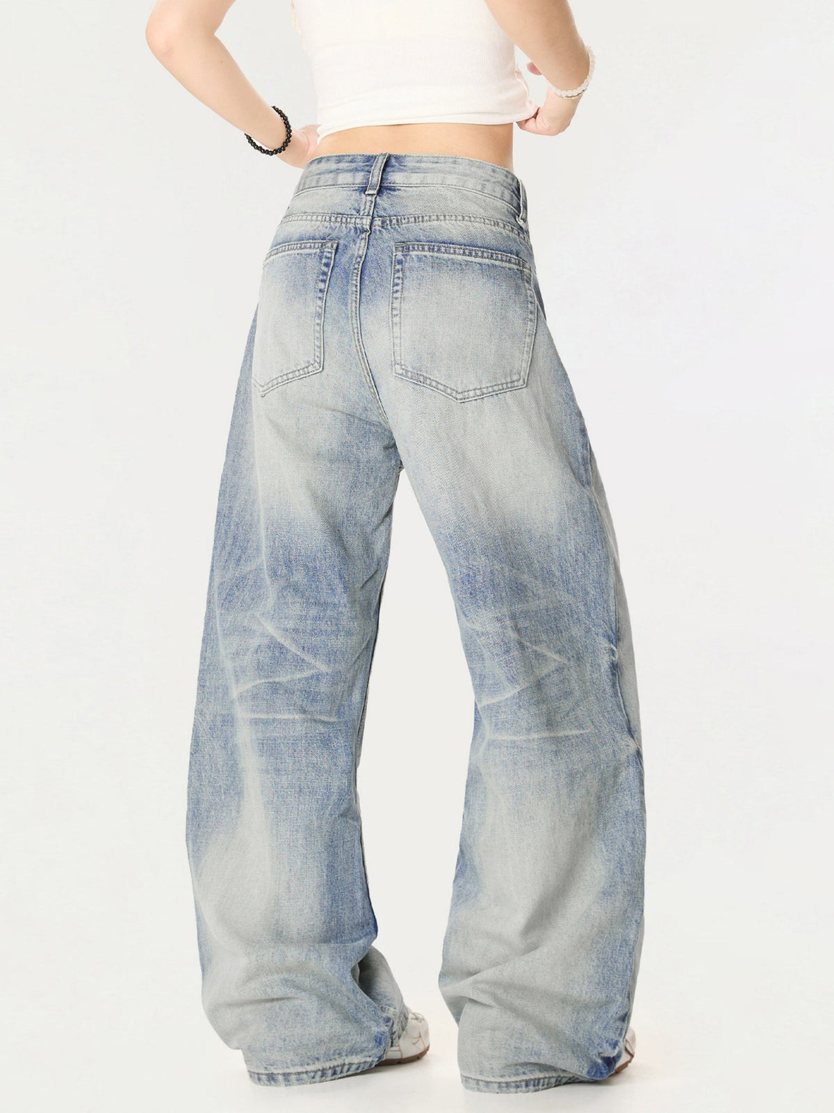 Haaura Fade Baaggy Jeans