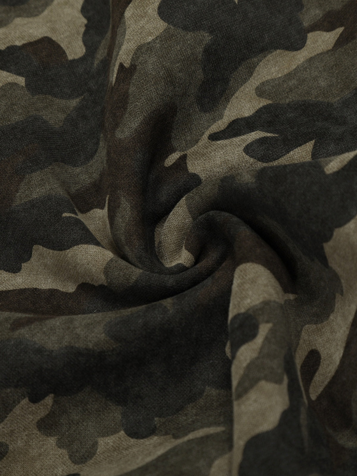 Haaura Text-Print Camouflage Cargo Pants