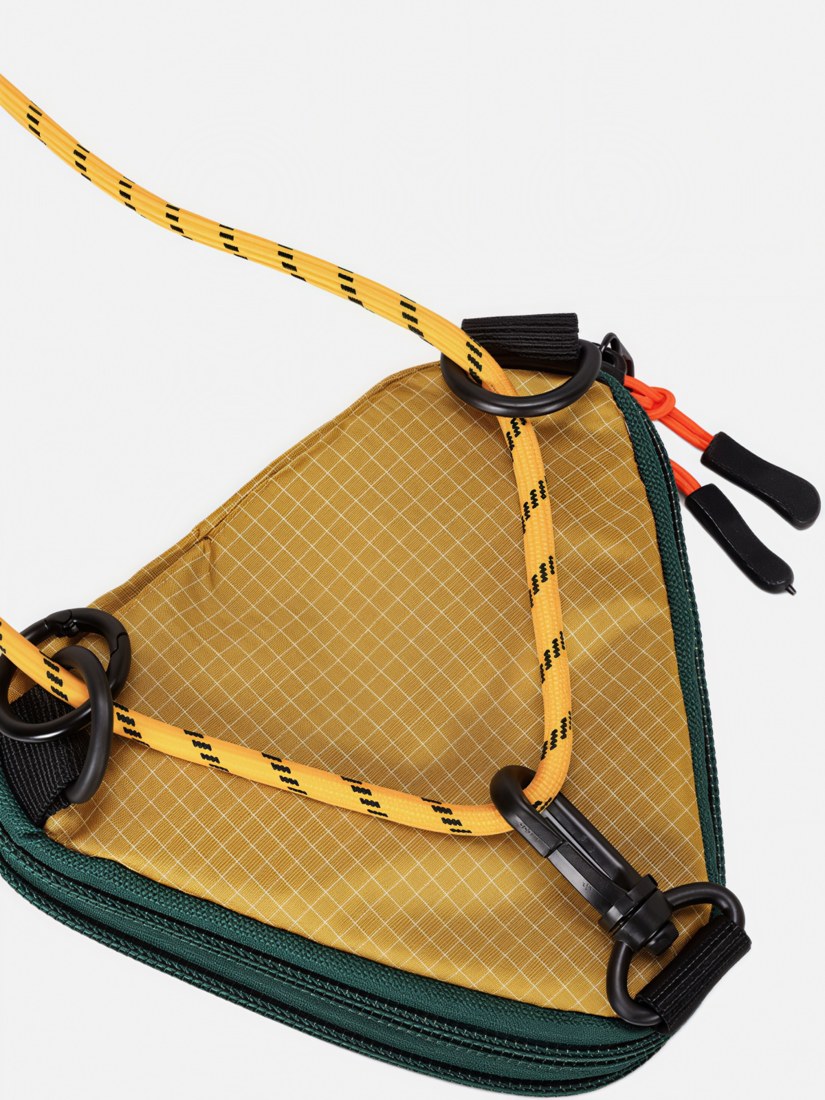 Retro Triangle Grid Harness Pouch