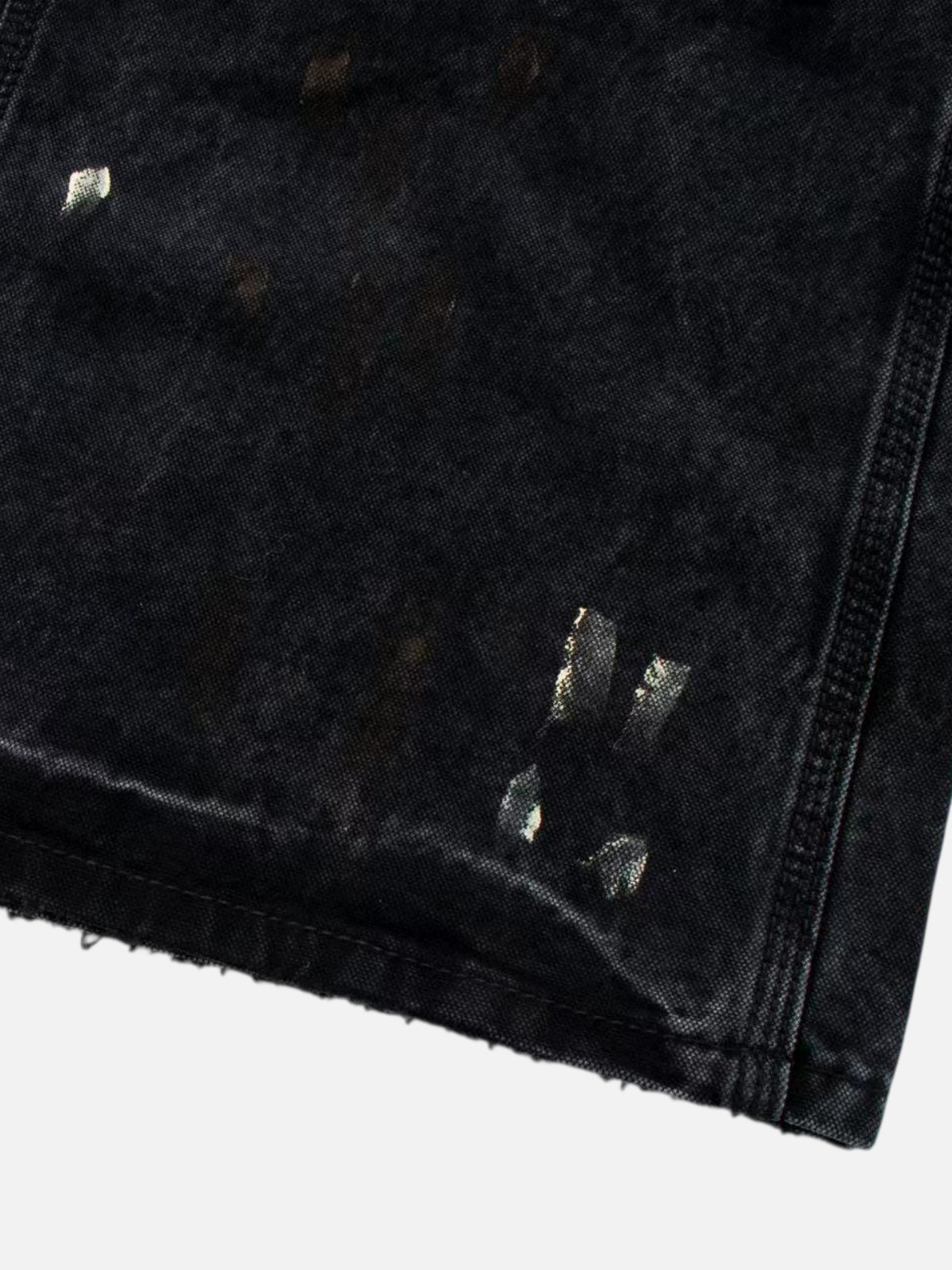Haaura Distressed Splatter Cargo Baggy Jeans