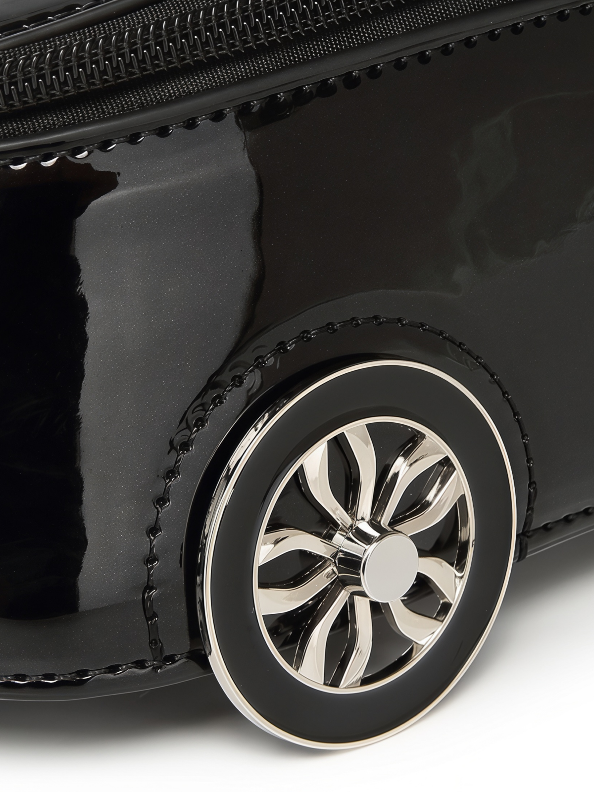 3D Car-Shaped Leather Handbag