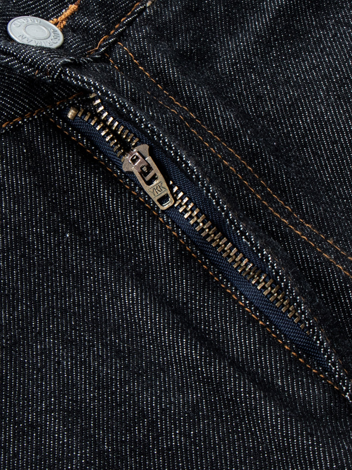 Haaura Contrast Stitch Buckle Baggy Barrel Jeans
