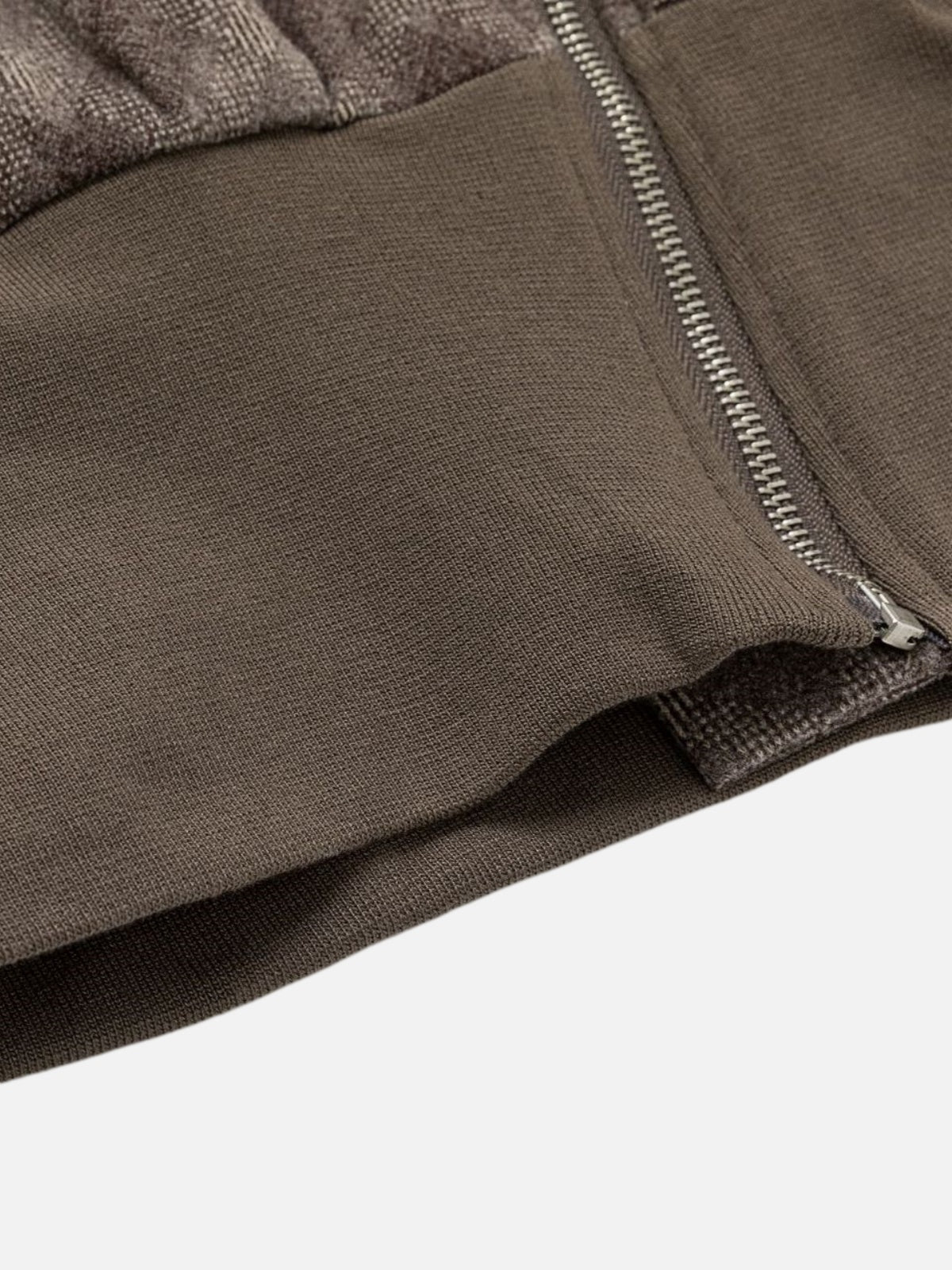 Haaura Argyle Zip Up Hoodie