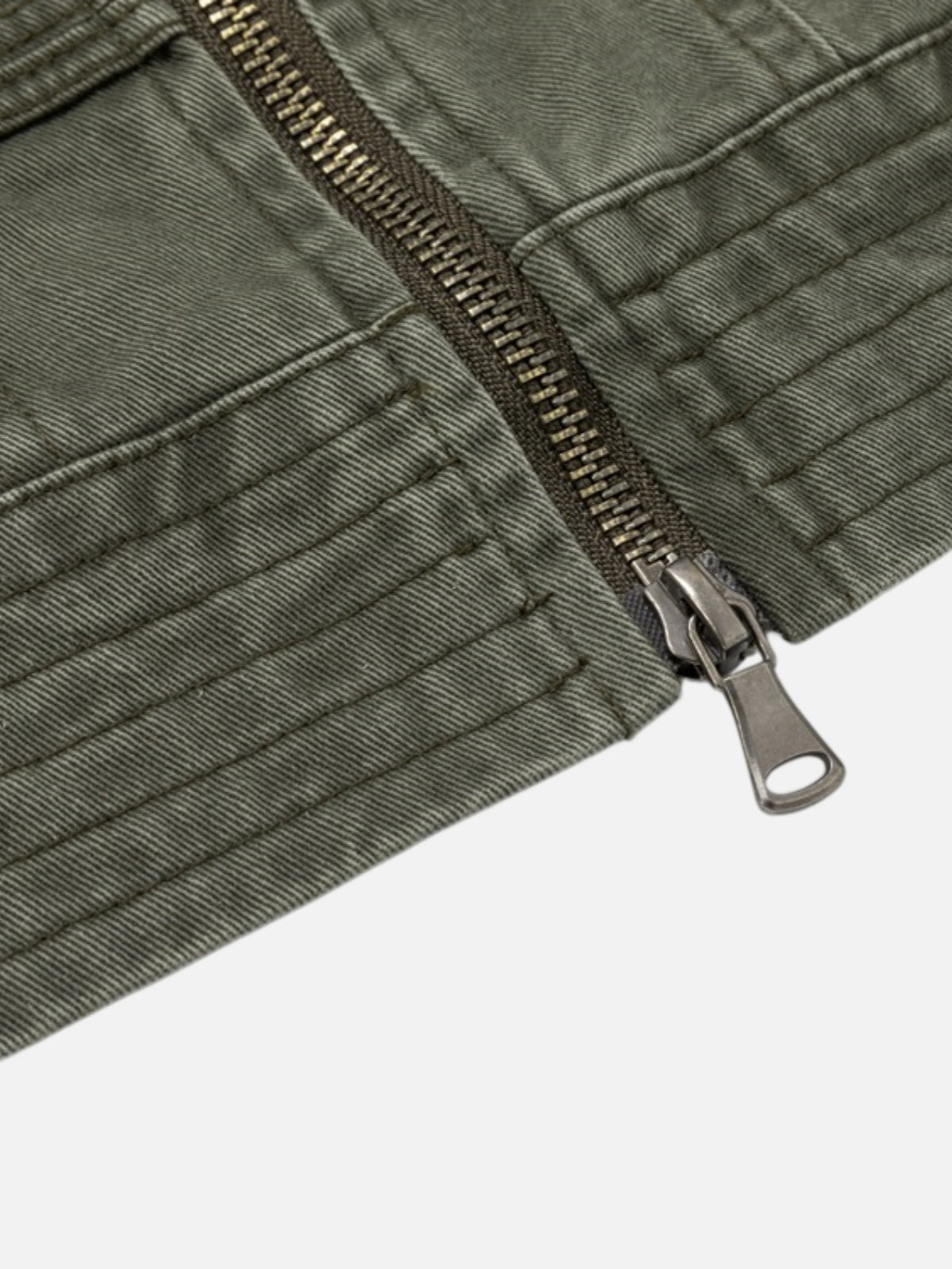 Haaura Military Strap Zip Up Jacket