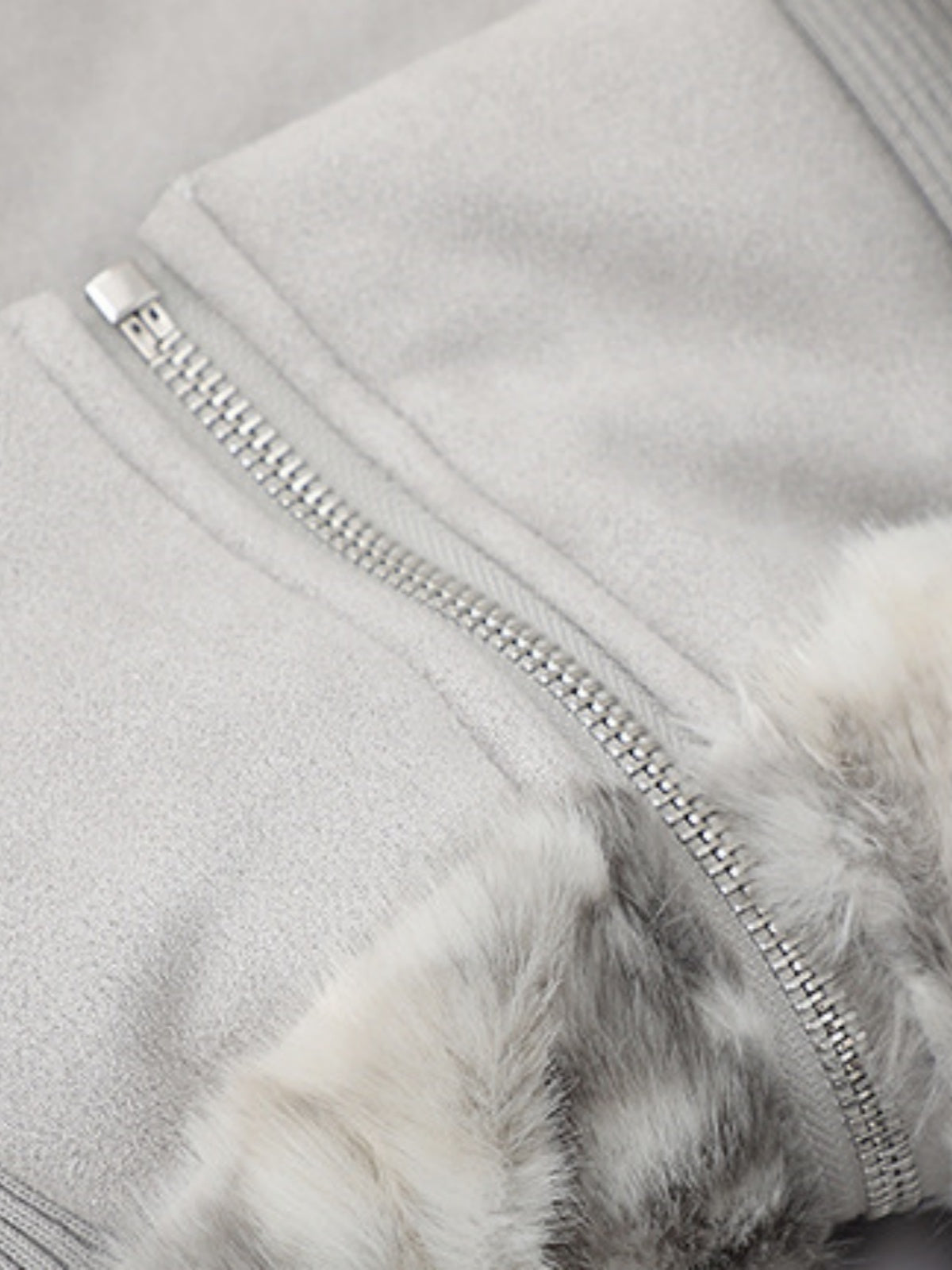 Haaura Animal Ear Plush Hooded Zip Jacket