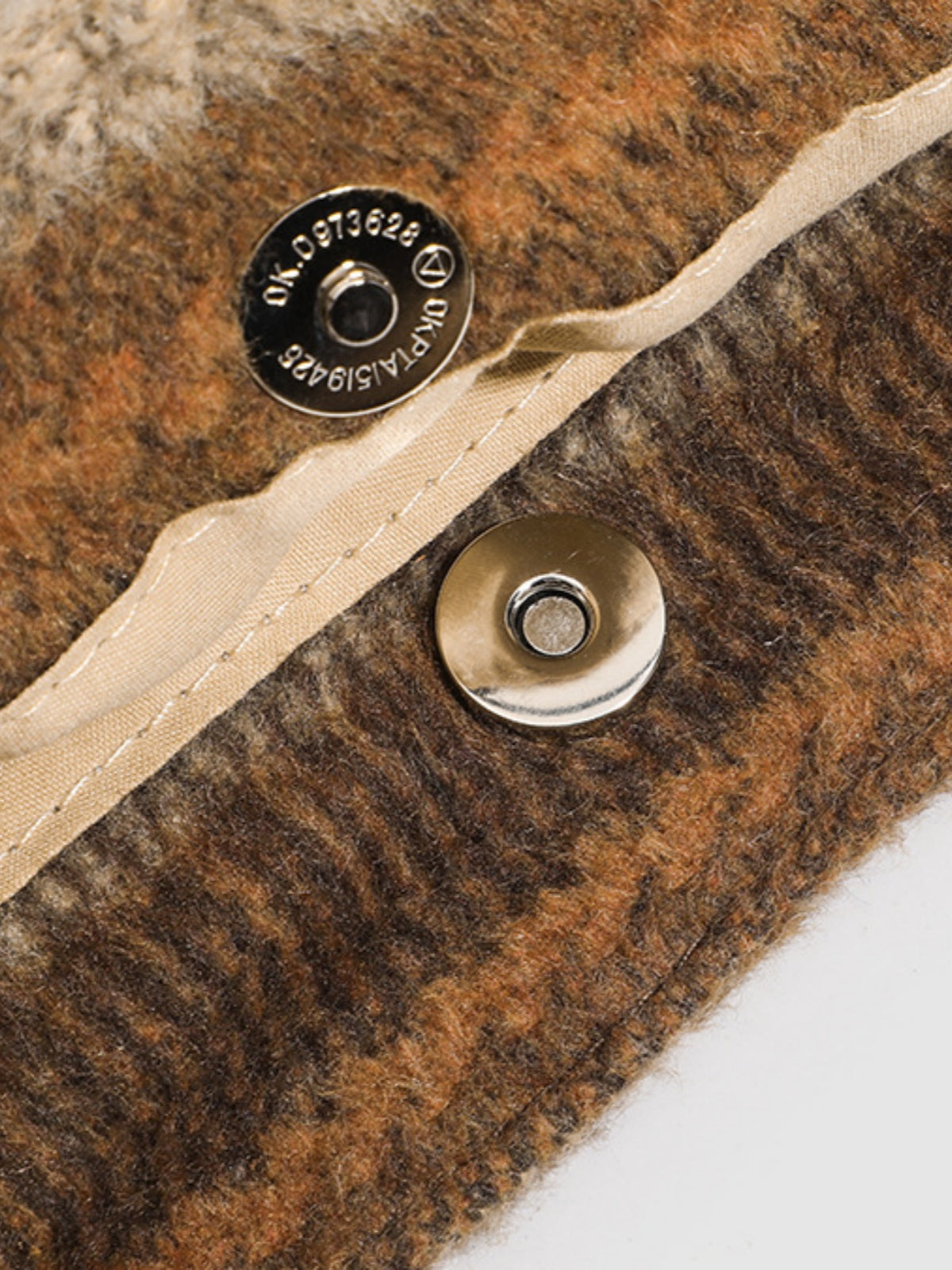 Winter Knit Scarf Strap Faux Fur Hobo Bag