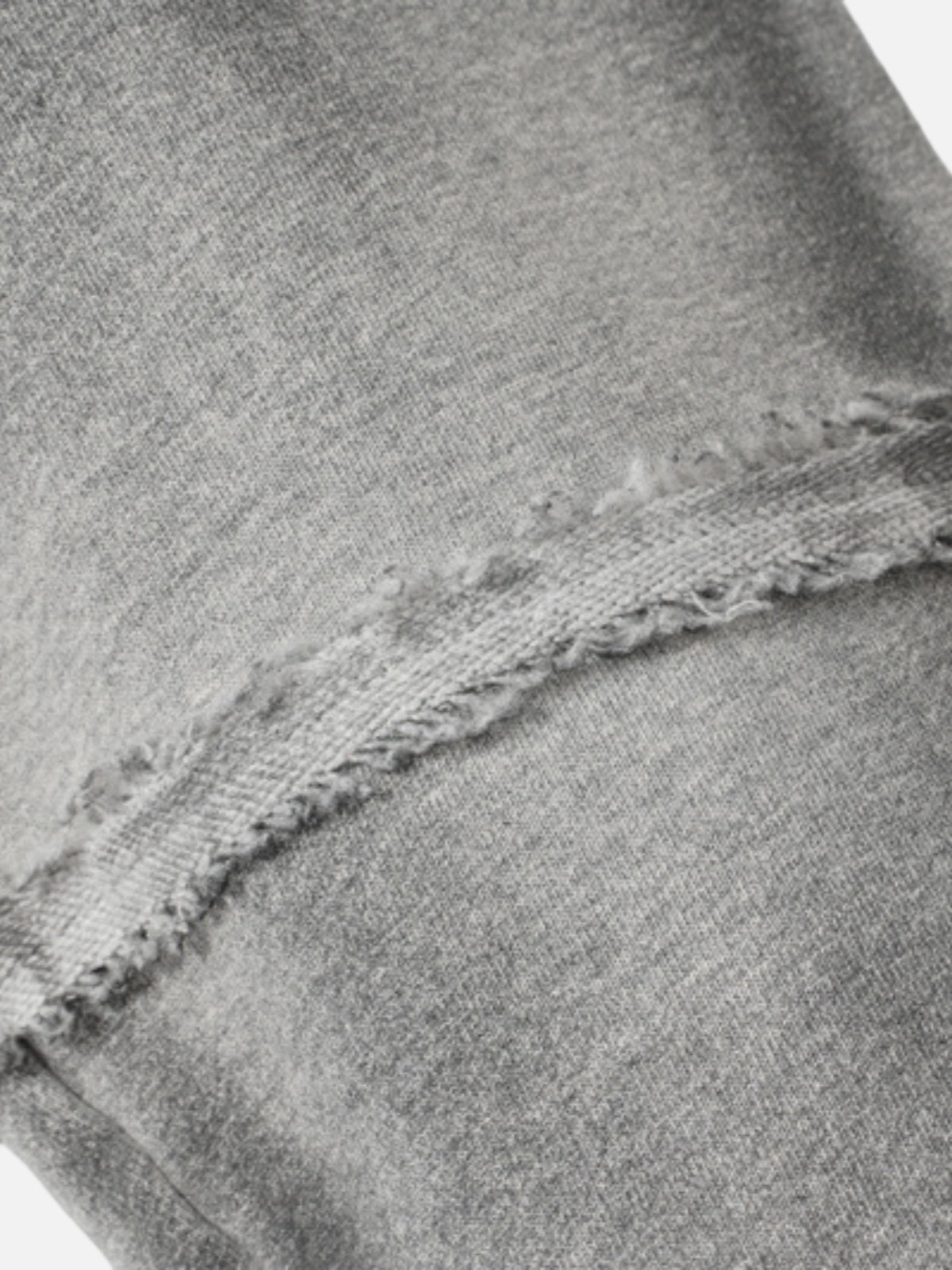 Haaura Acid Wash Raw Edge Hoodie
