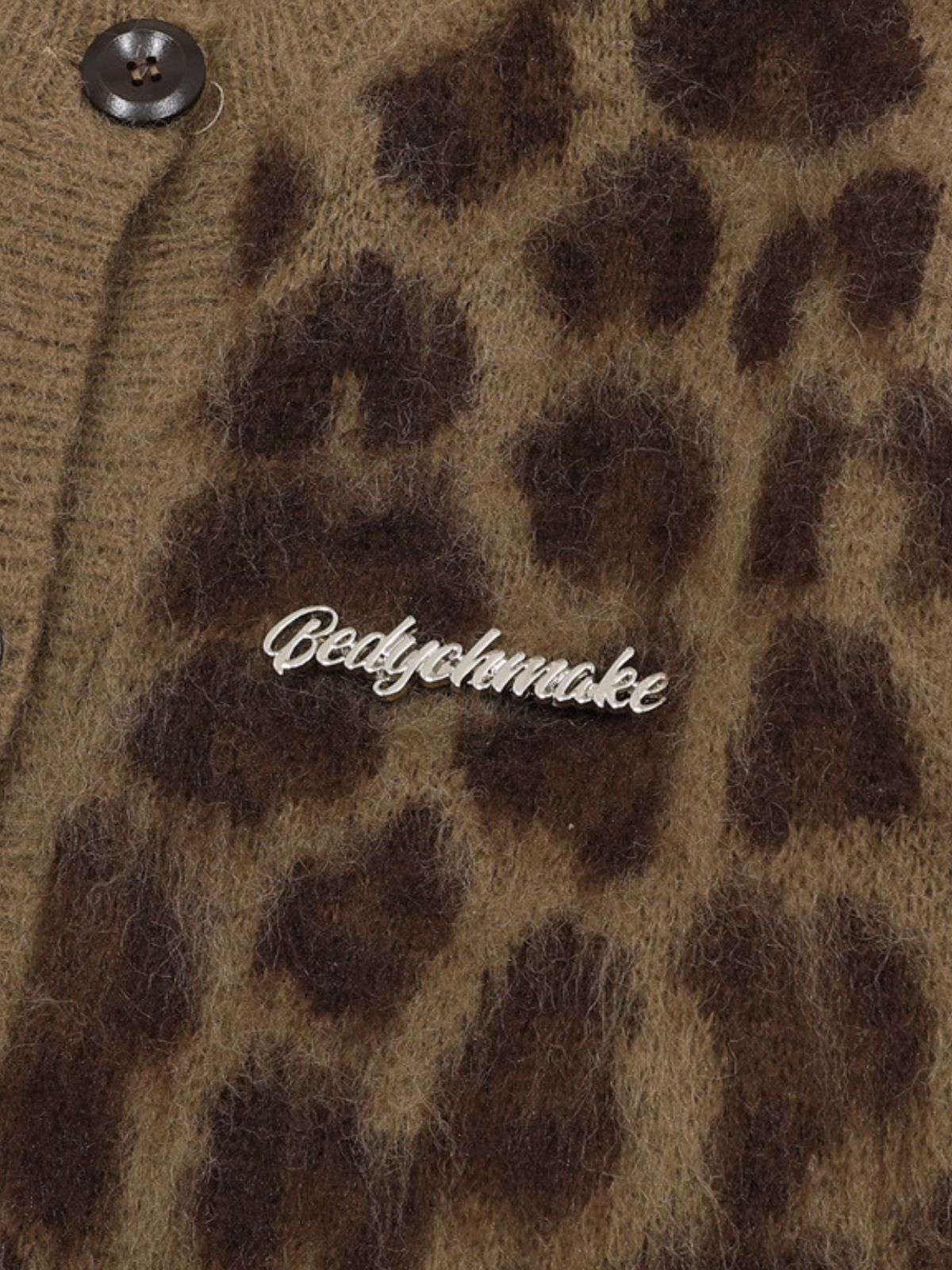 Haaura Leopard Graphic Cardigan