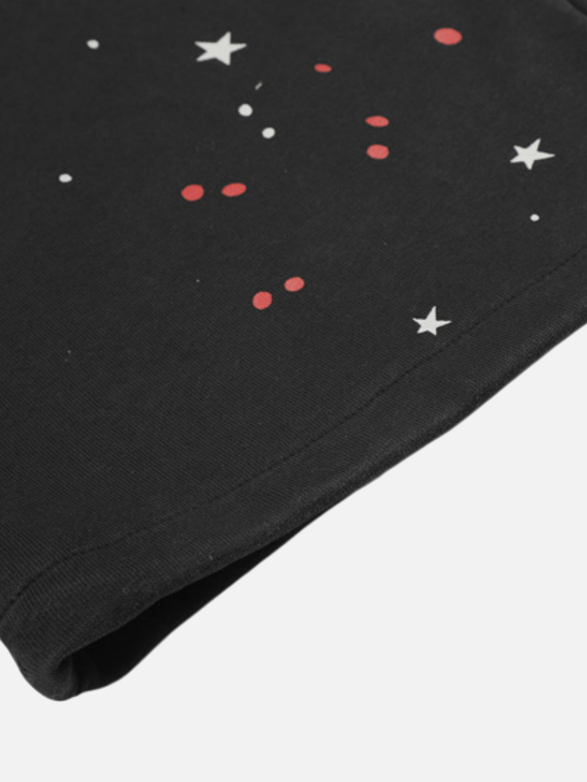 Haaura Cross Star Splatter Sweatpants