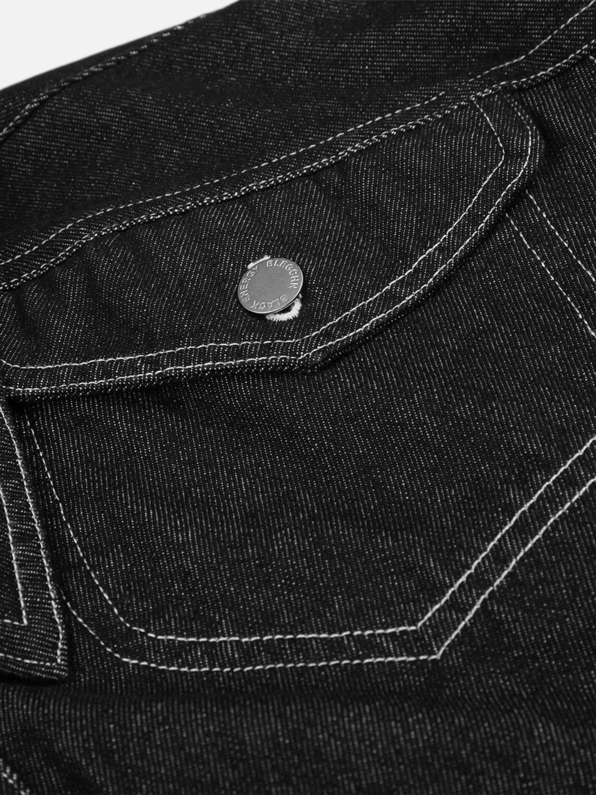 Haaura Contrast Stitch Denim Jacket