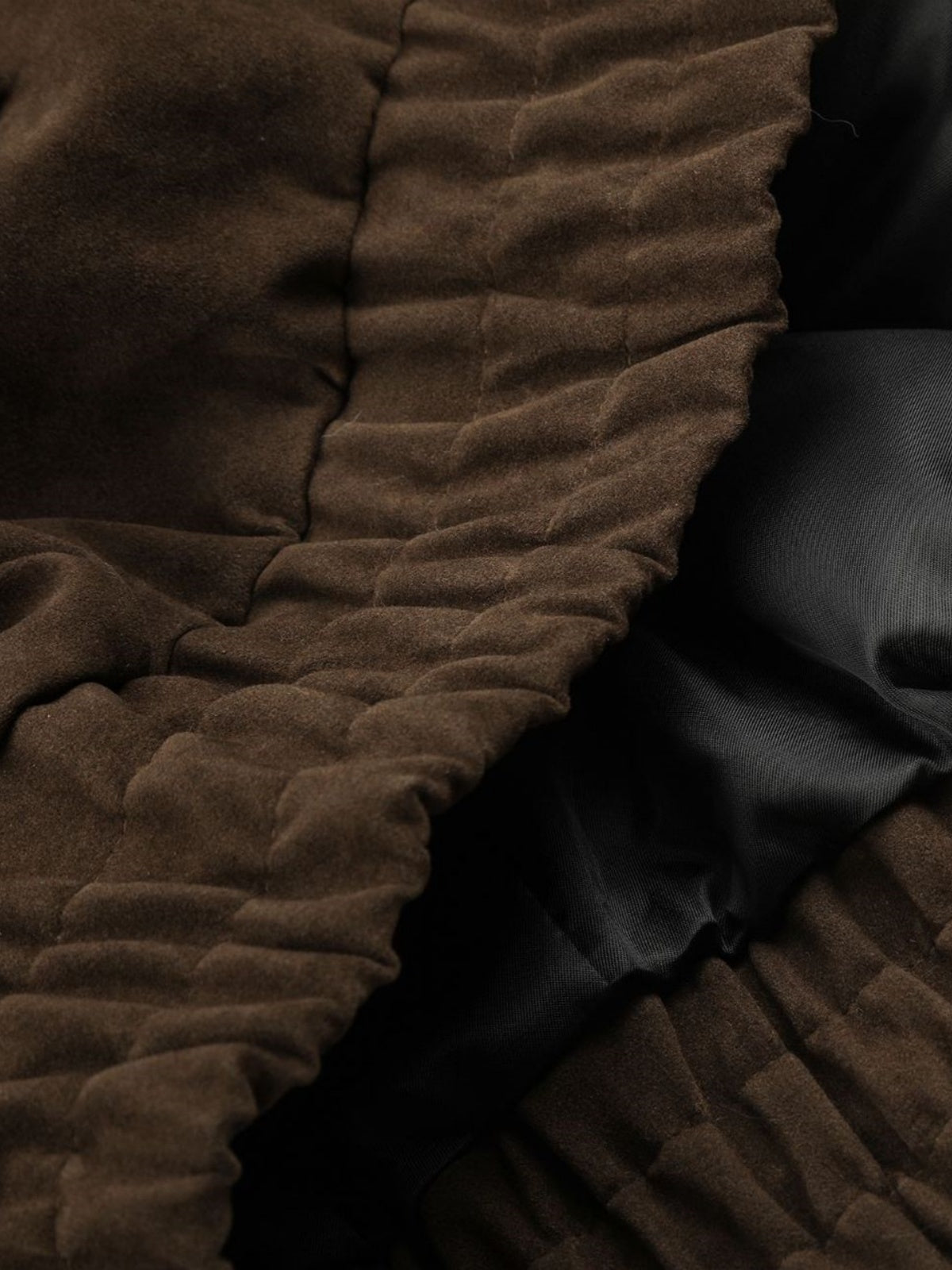 Haaura Suede Utility Zip Up Jacket