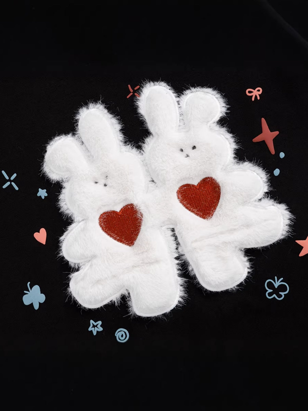 Haaura Fuzzy Bunny Tee
