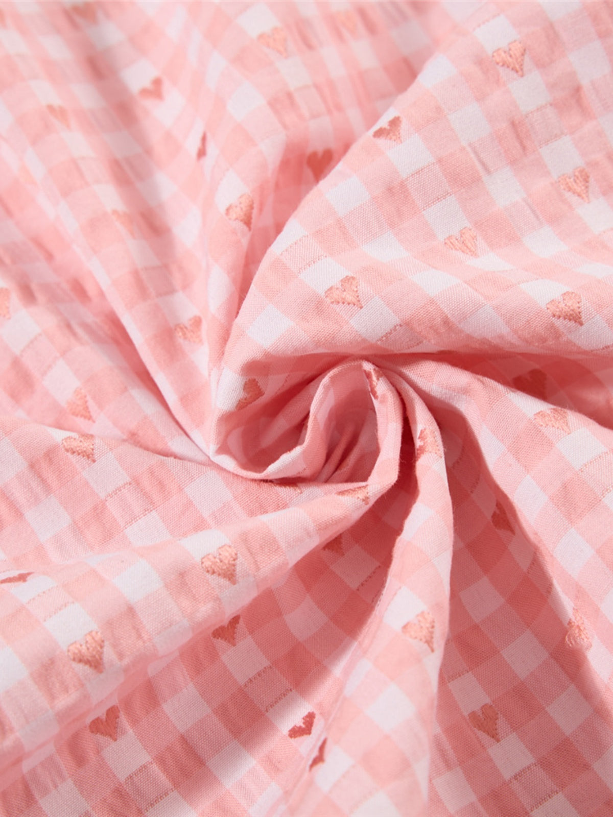 Haaura Puppy Patchwork Gingham Shirt