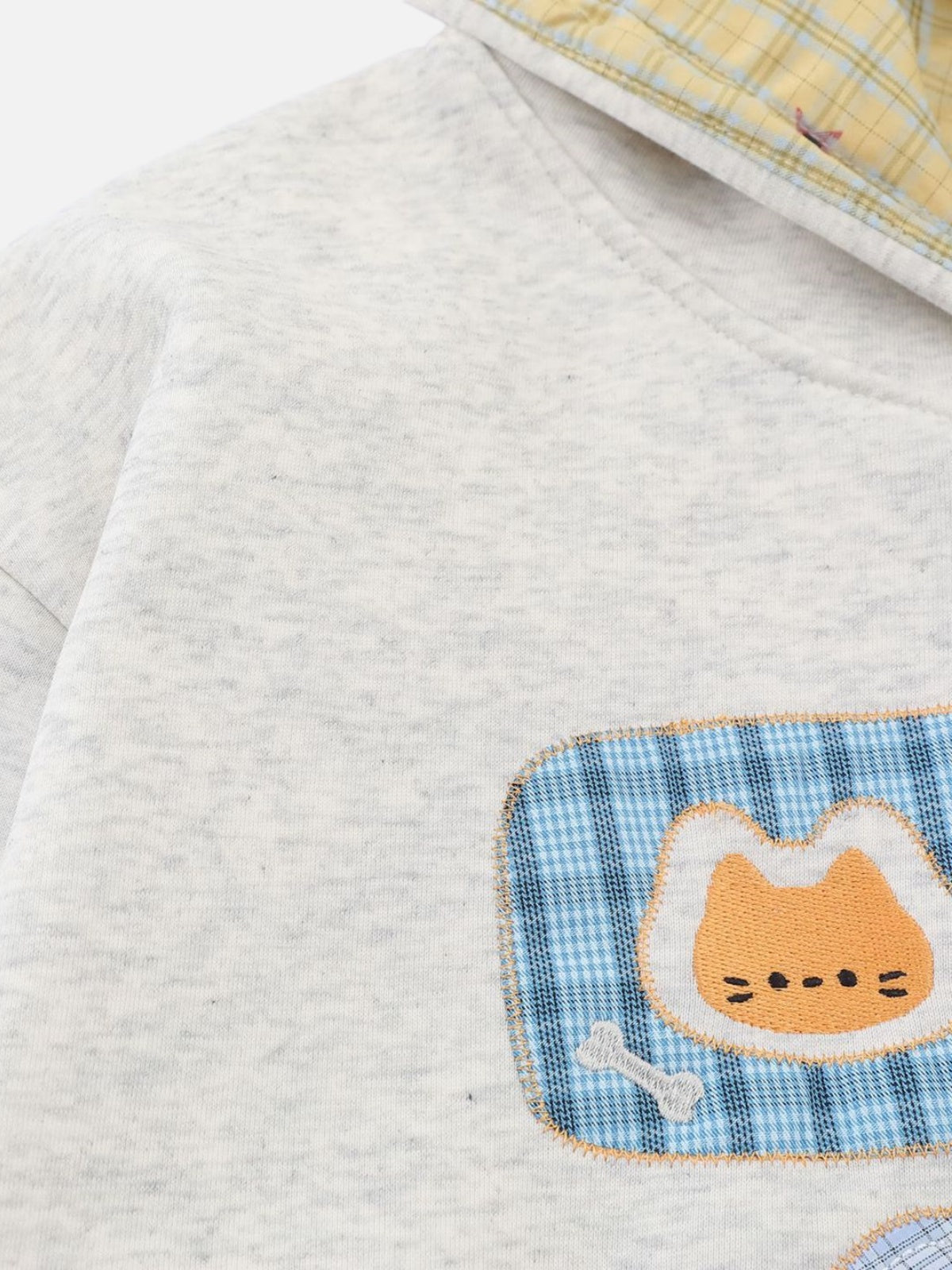Haaura Patchwork Layered Hoodie