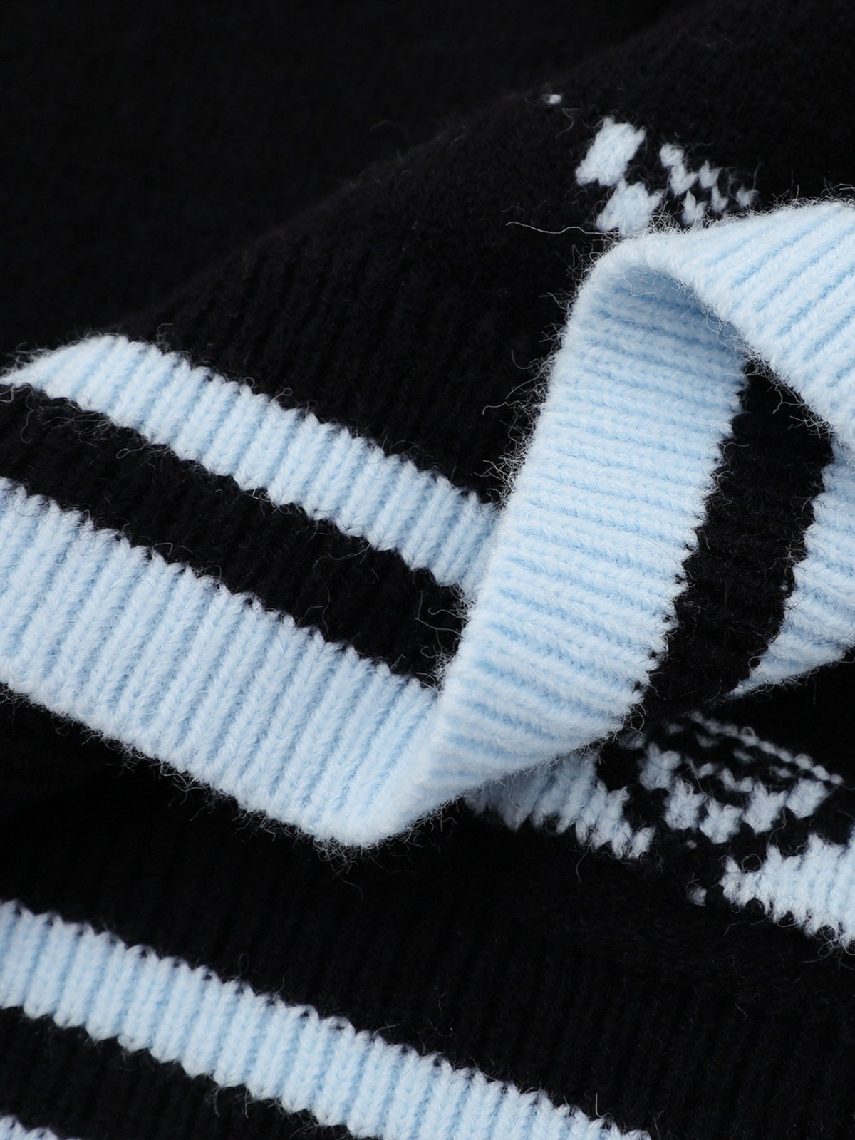 Haaura Fair Isle V-Neck Sweater