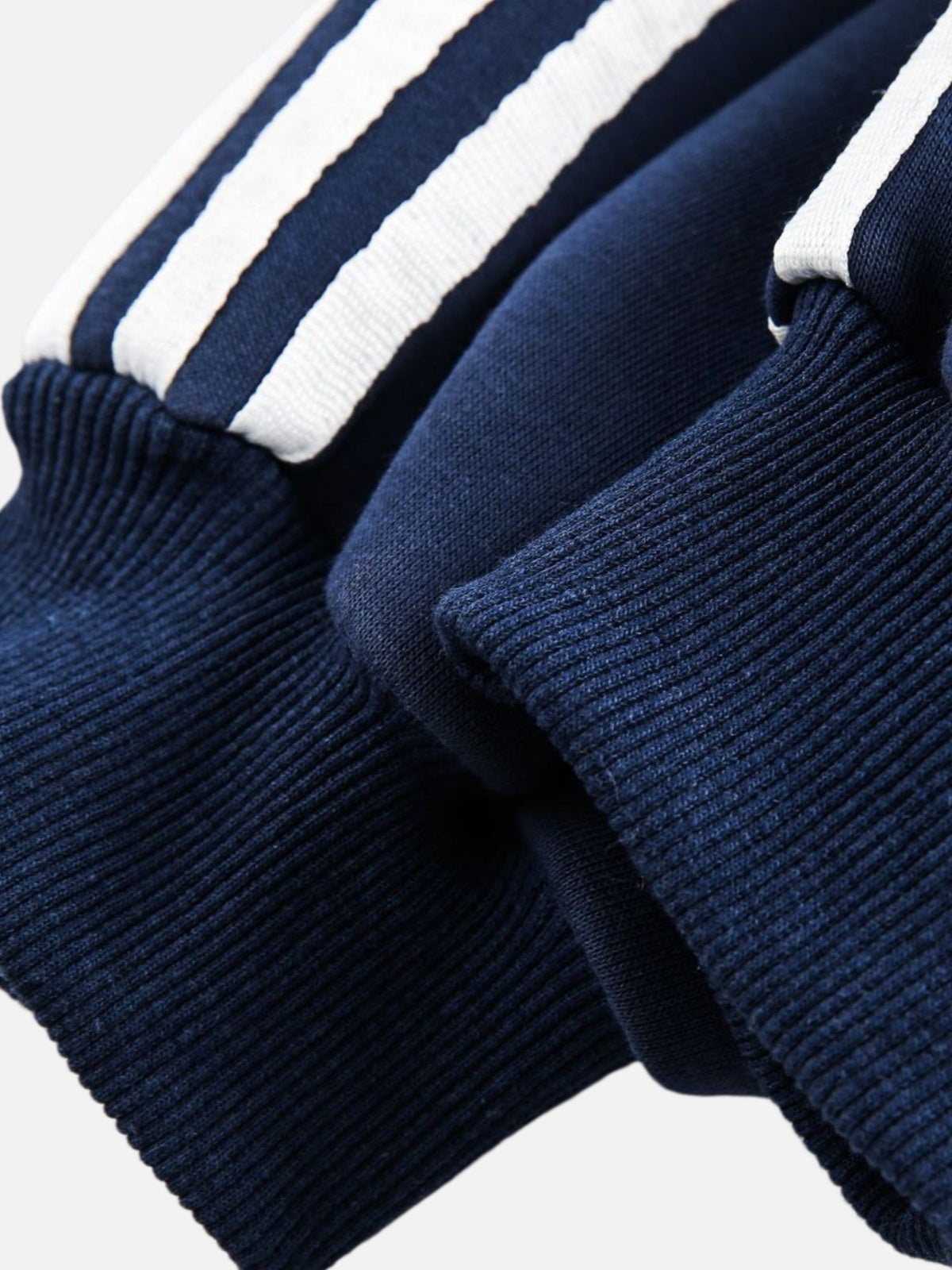 Haaura V-Neck Side Stripe Sweatshirt