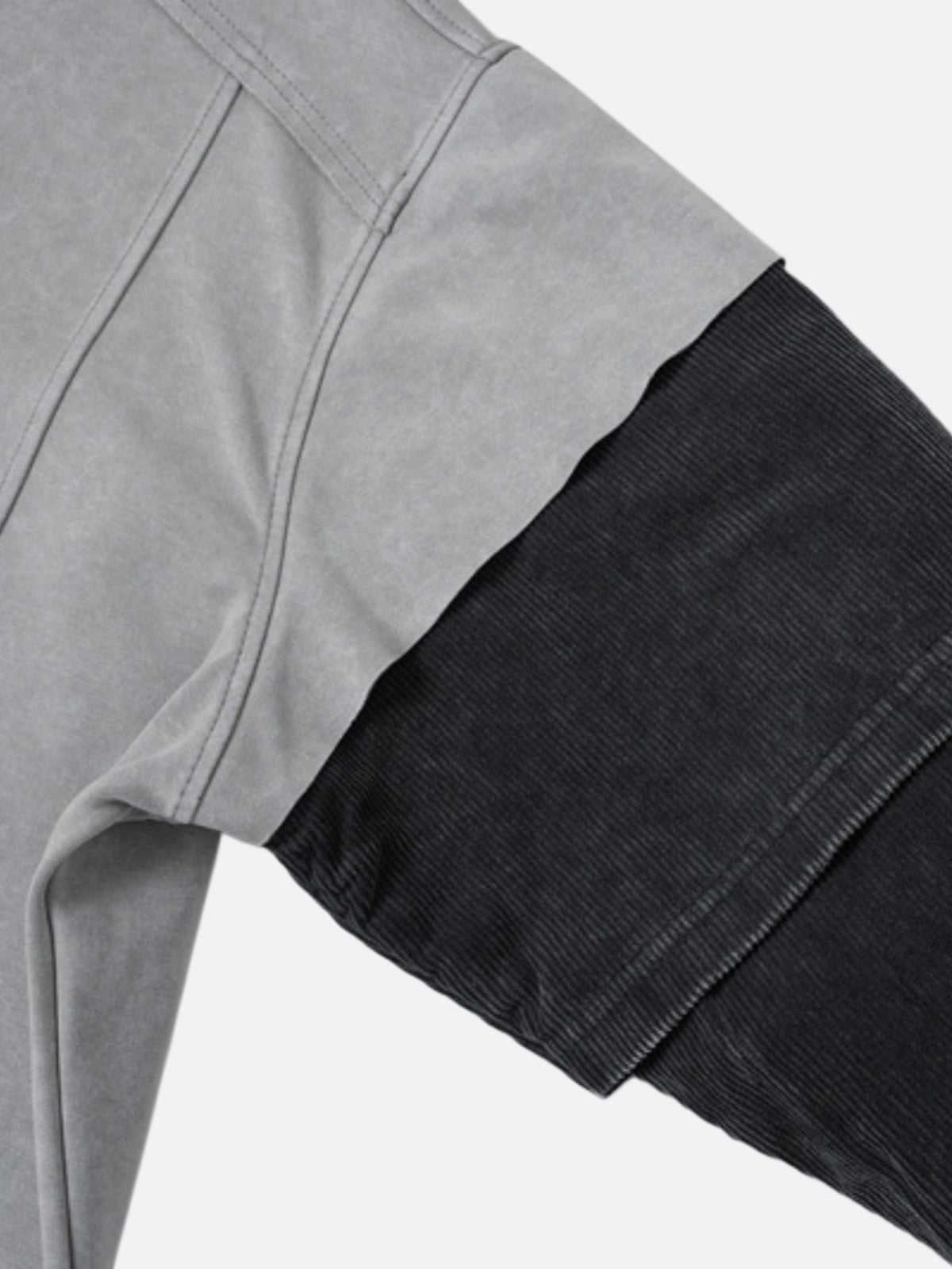 Haaura Washed Layered Long Sleeve Tee