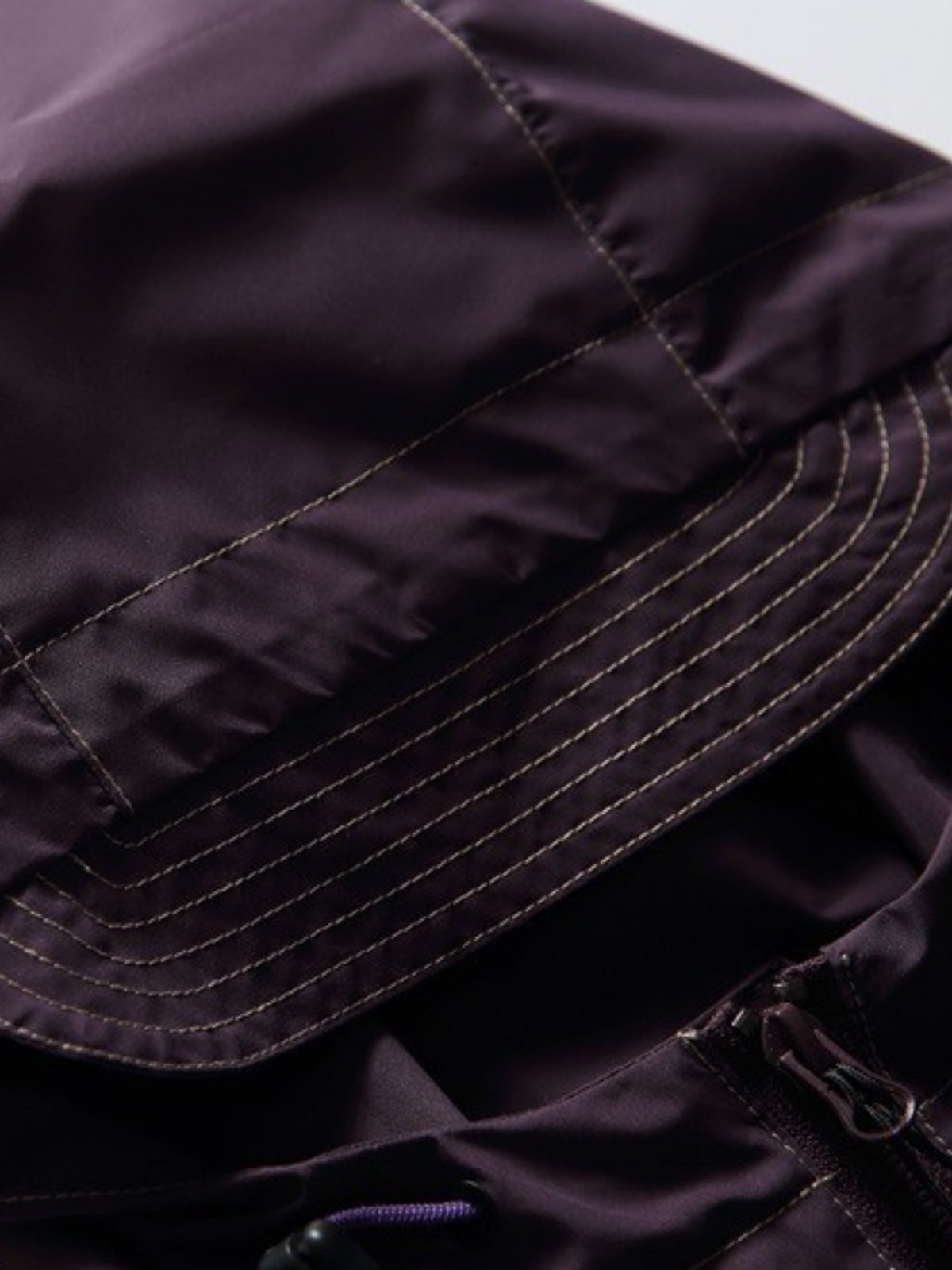 Haaura Boxy Hooded Slanted Zip Pocket Jacket