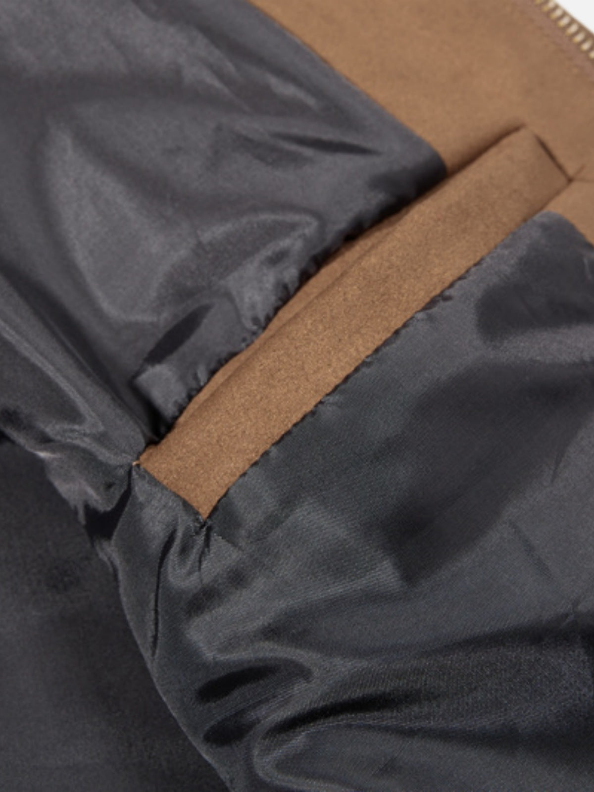 Haaura Suede Zip Up Jacket