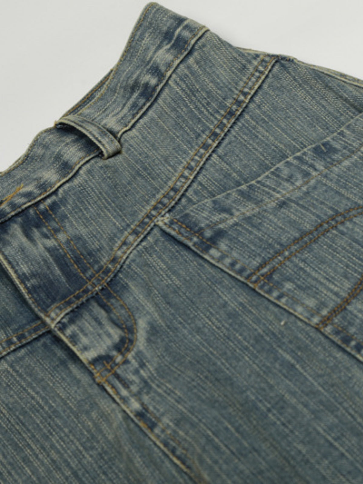 Haaura Pocket Baggy Barrel Jeans