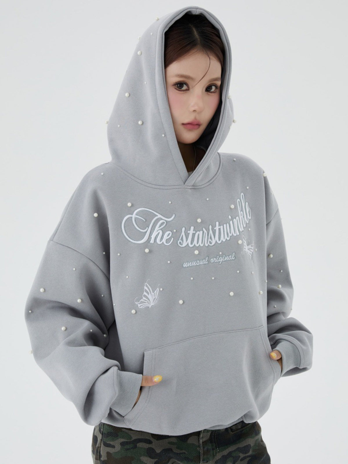 Haaura Starstwinkle Butterfly Bead Hoodie