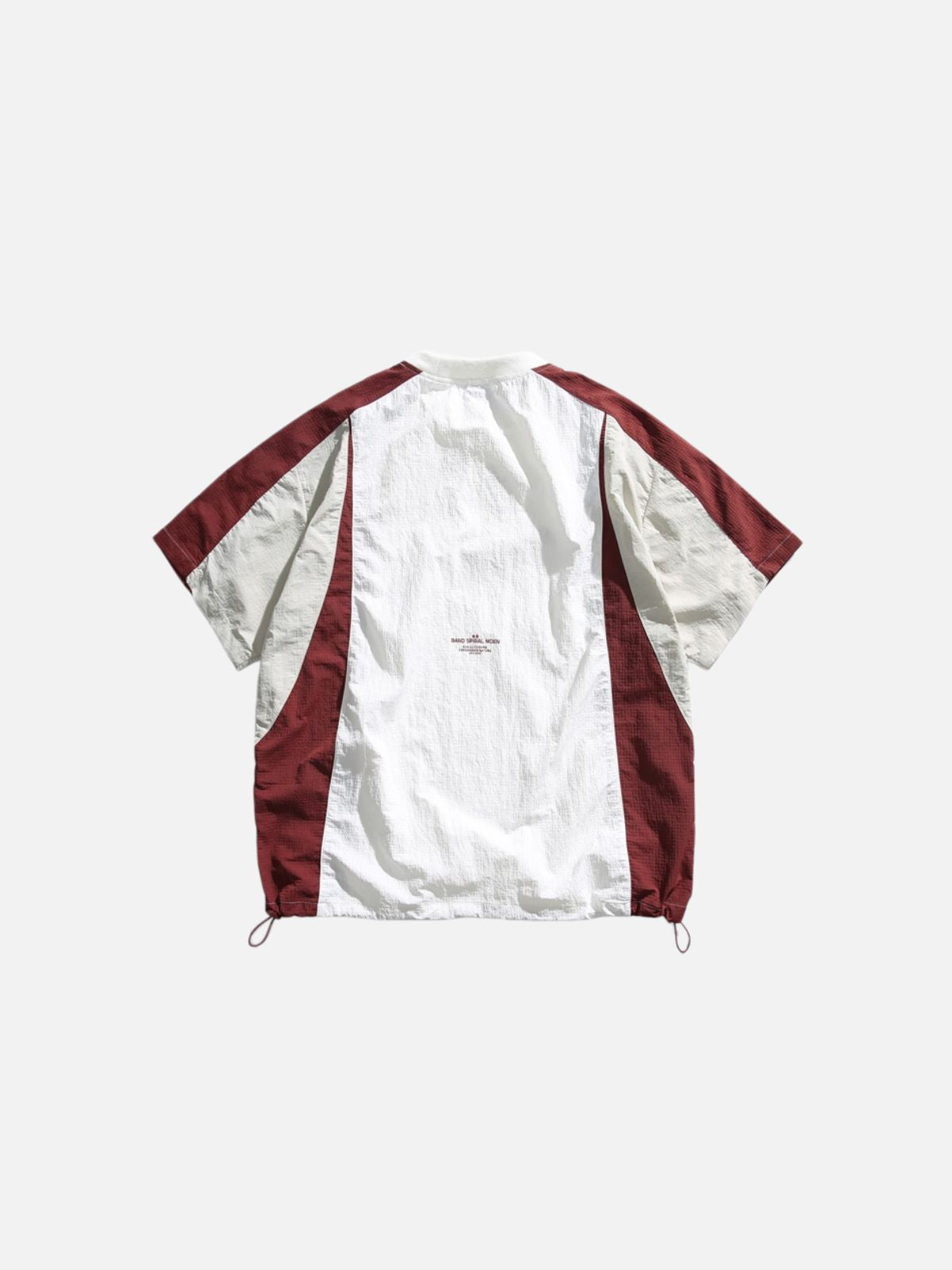 Haaura Color Block Drawstring Hem Tee