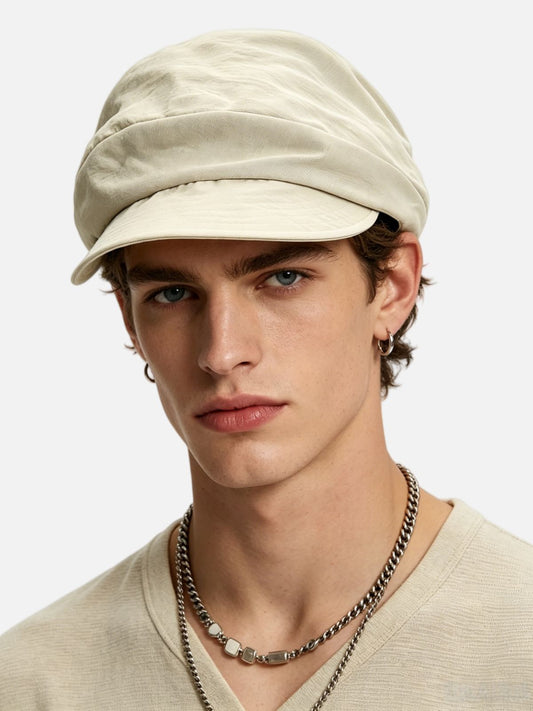 Textured Newsboy Cap