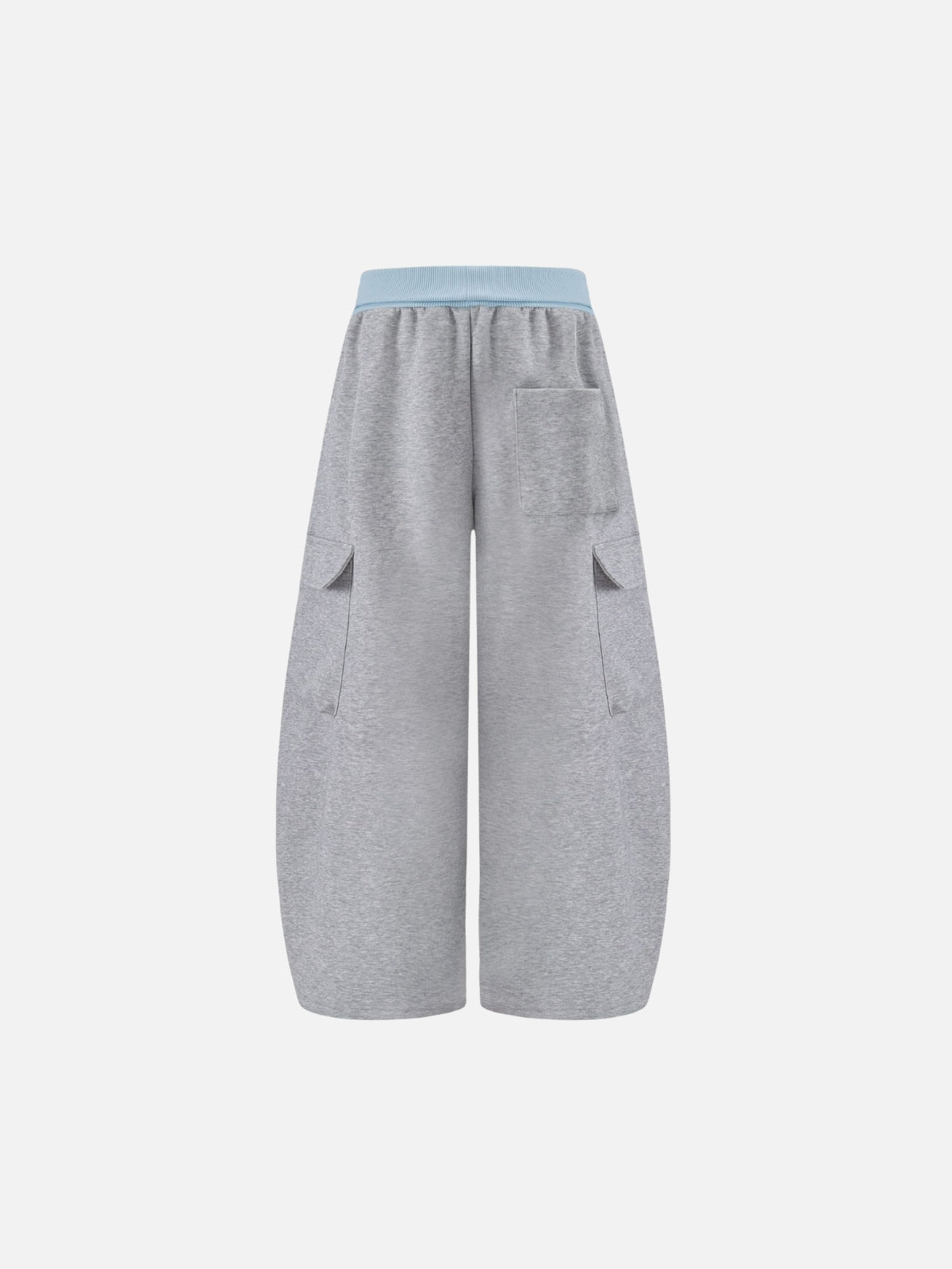 Haaura Contrast Waist Curved Pocket Sweatpants