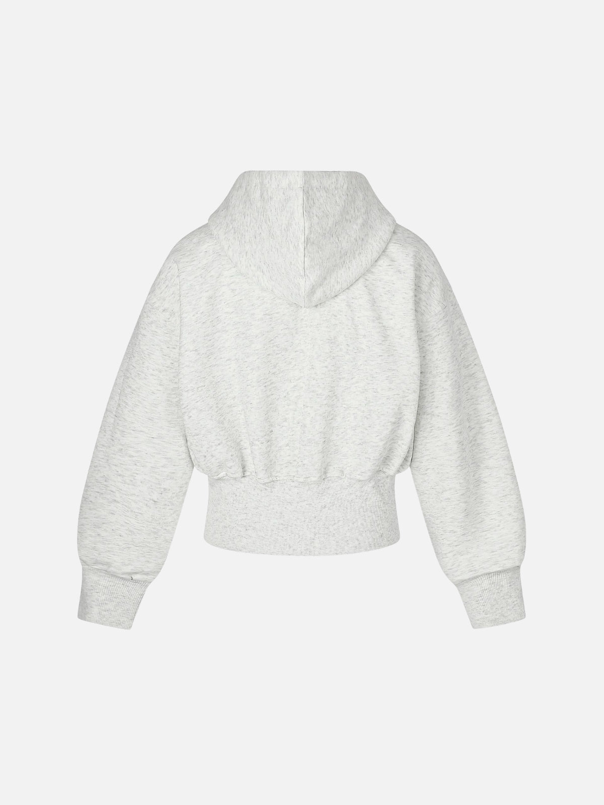 Haaura Rhinestone Letter Zip Up Hoodie
