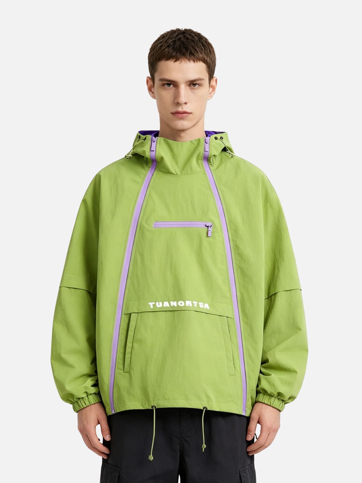 Haaura Contrast Zip Half Zip Jackets