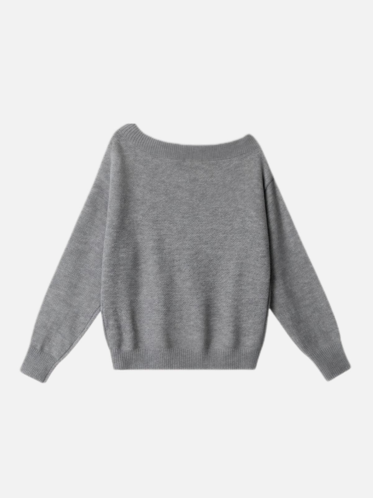 Haaura 02 Off-Shoulder Batwing Knit Top