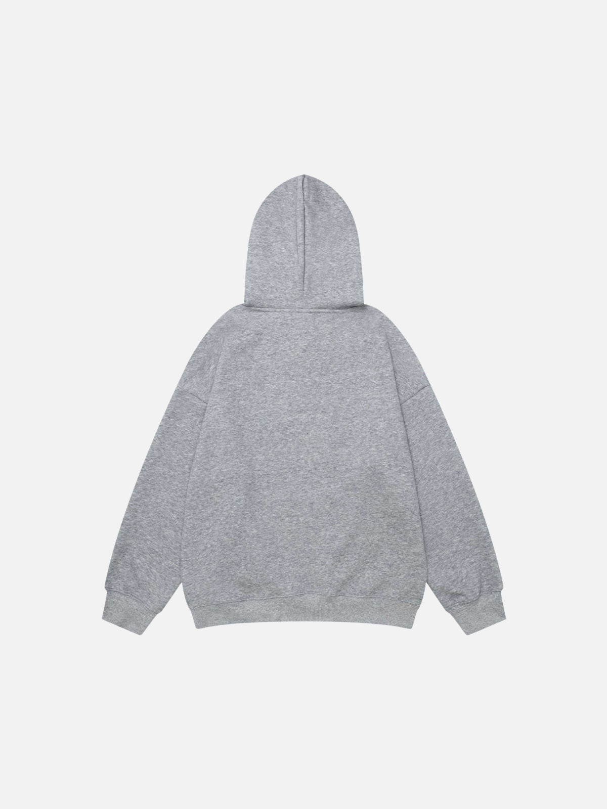 Haaura Fuzzy Letter Graphic Hoodie