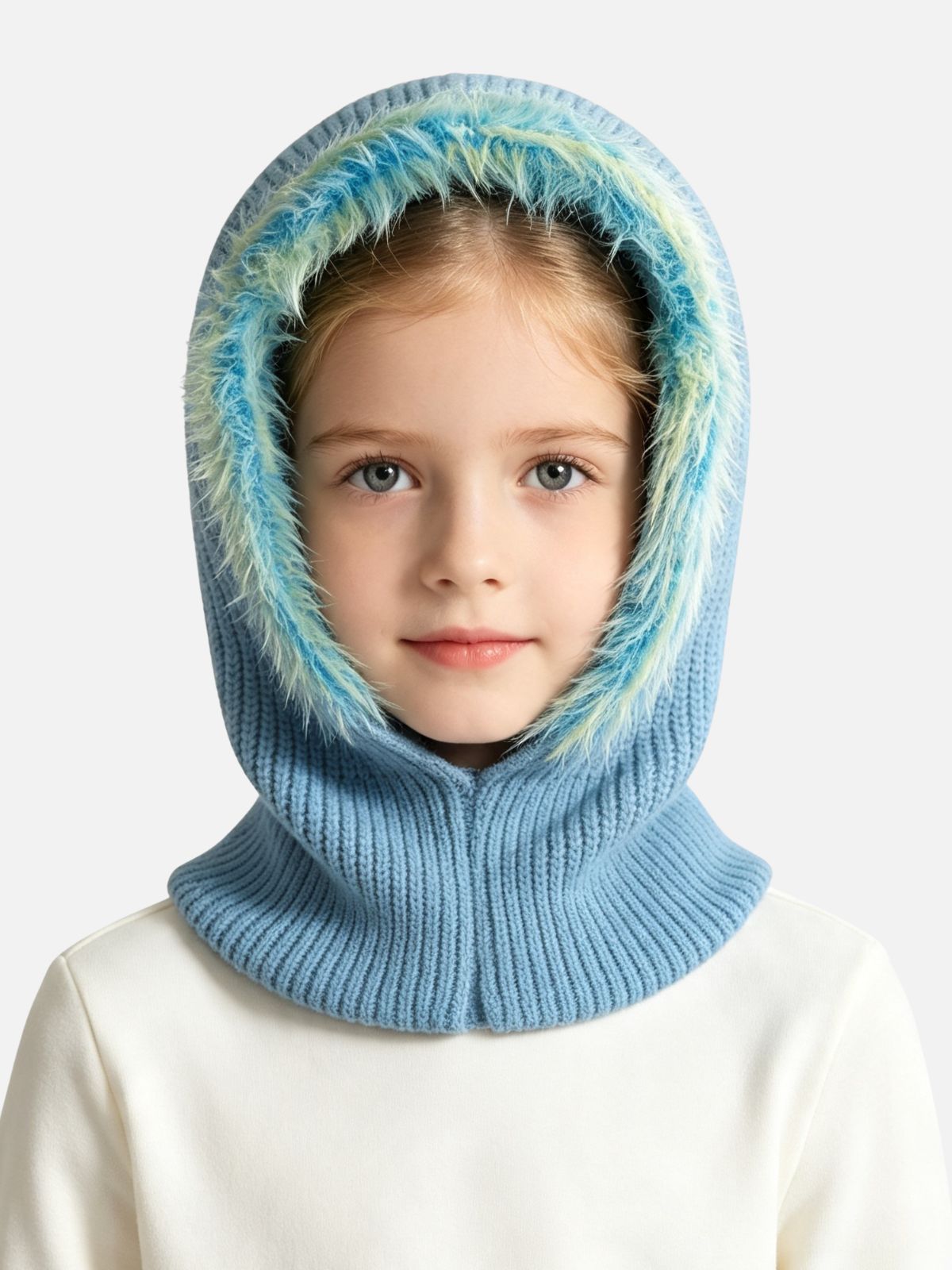 Fluffy Trim Balaclava