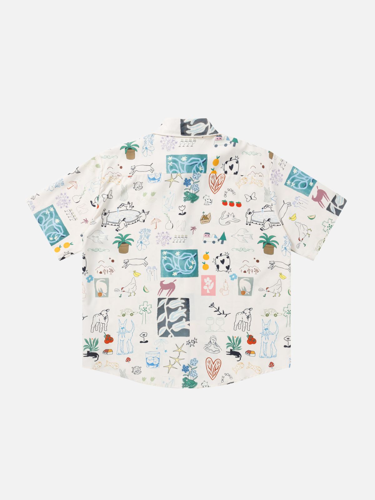 Haaura “Doodle Paradise” Illustrated Doodle Shirt