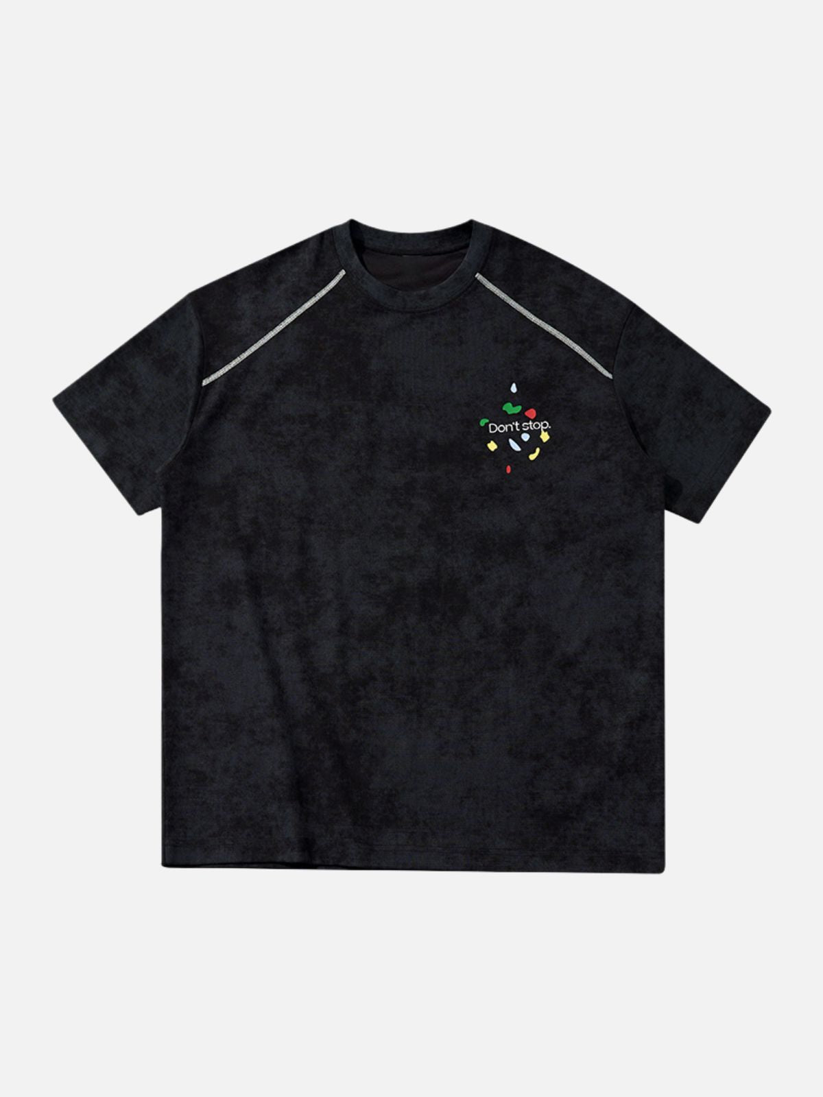 Haaura Don‘t Stop Rainbow Print Tee
