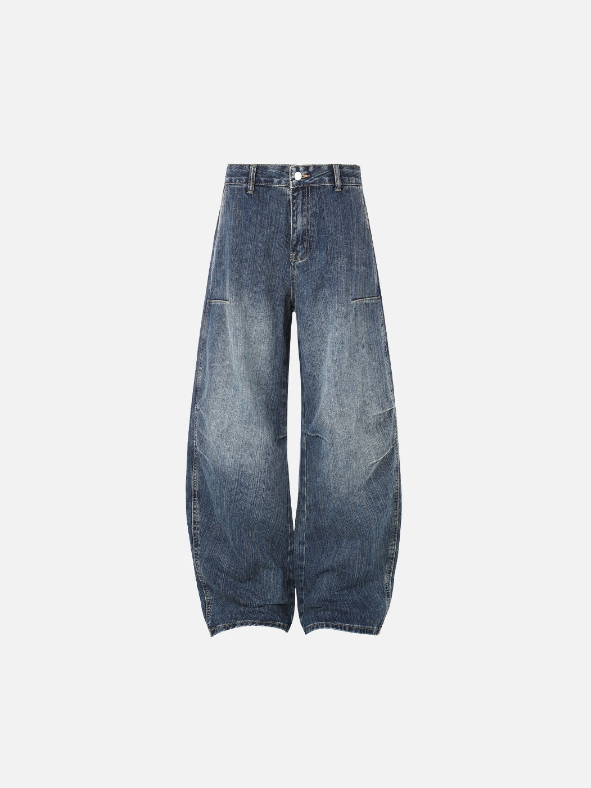 Haaura Washed Baggy Barrel Jeans