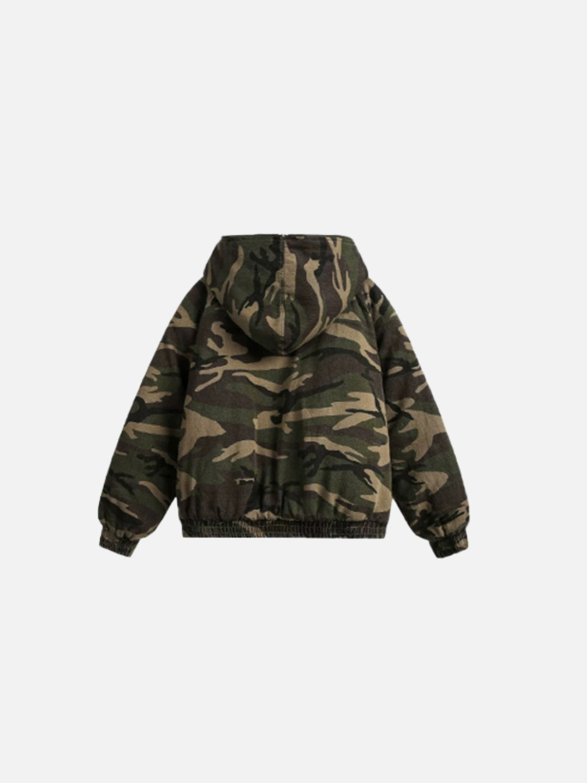Haaura Camo Faux Fur Hooded Jacket