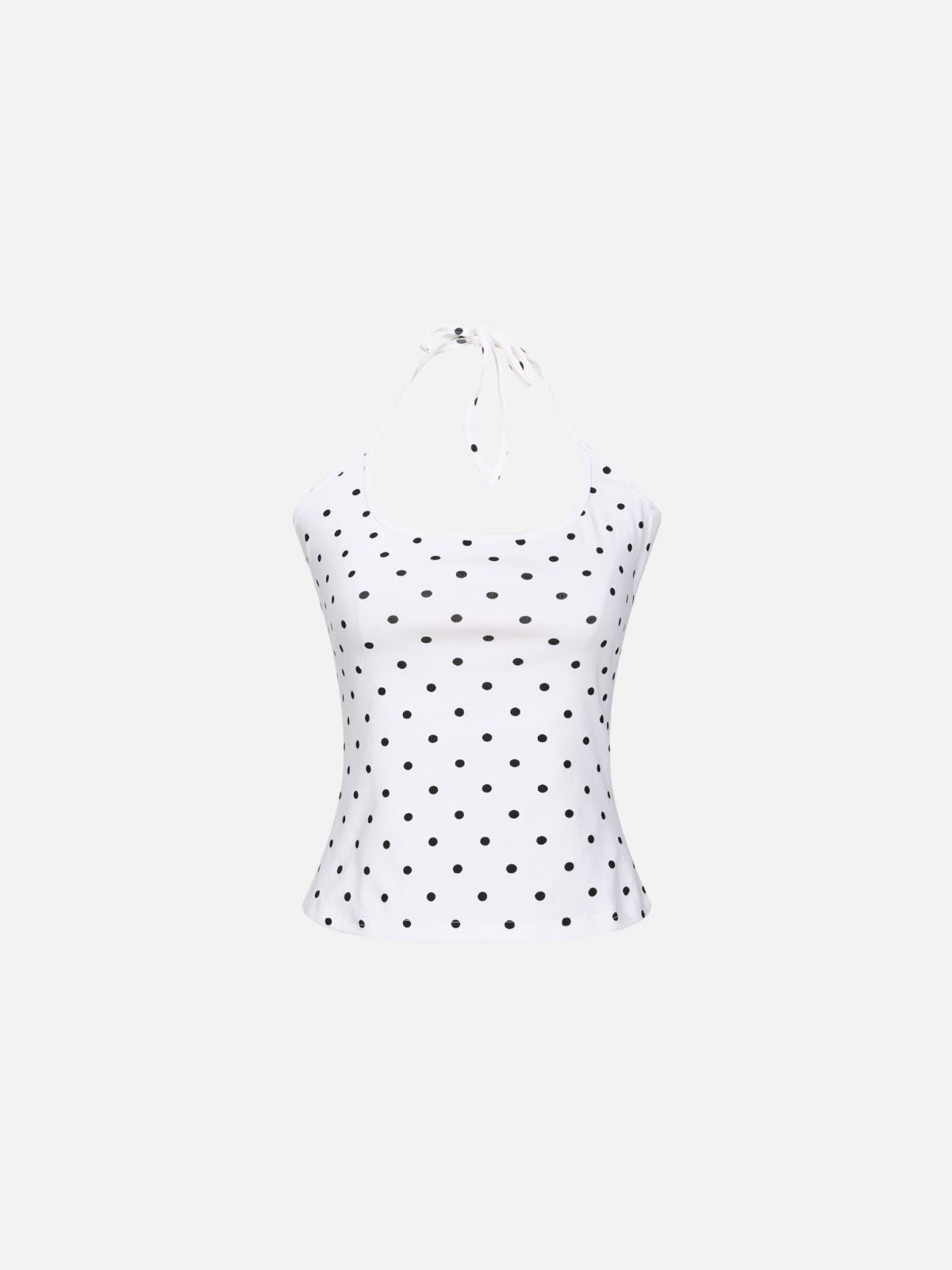 Haaura Polka Dot Halter Cami Top