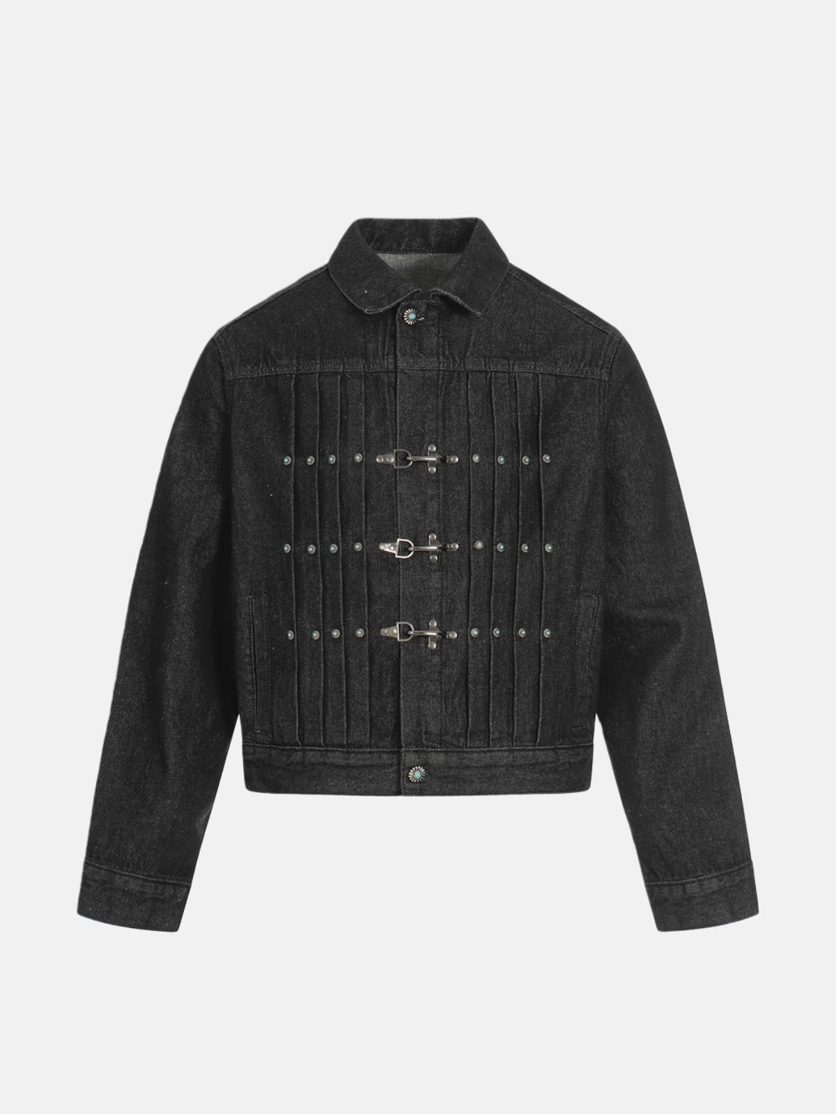 Haaura T-Buckle Placket Biker Jacket