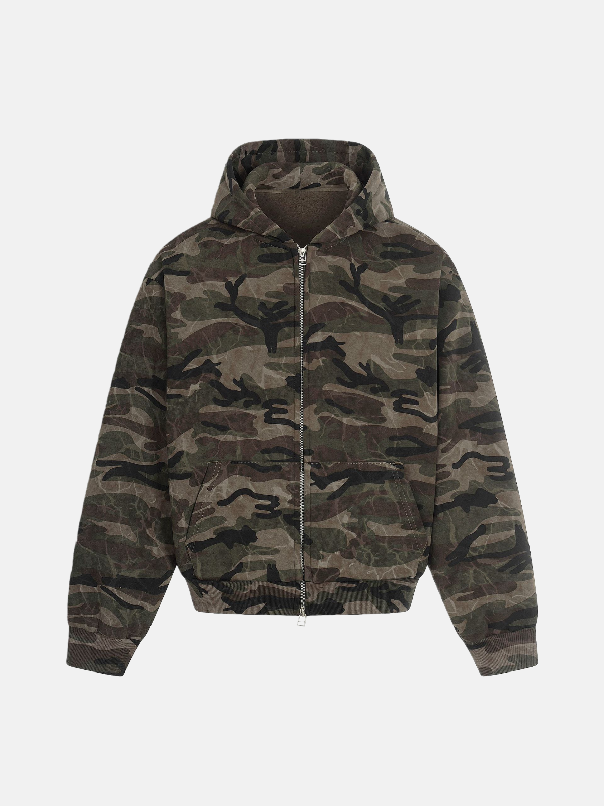Haaura Boxy CAMO Zip Up Hoodie