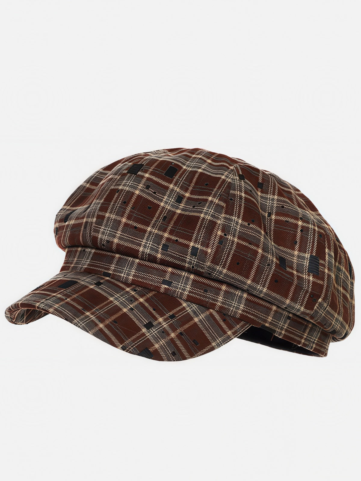 Plaid Newsboy Cap